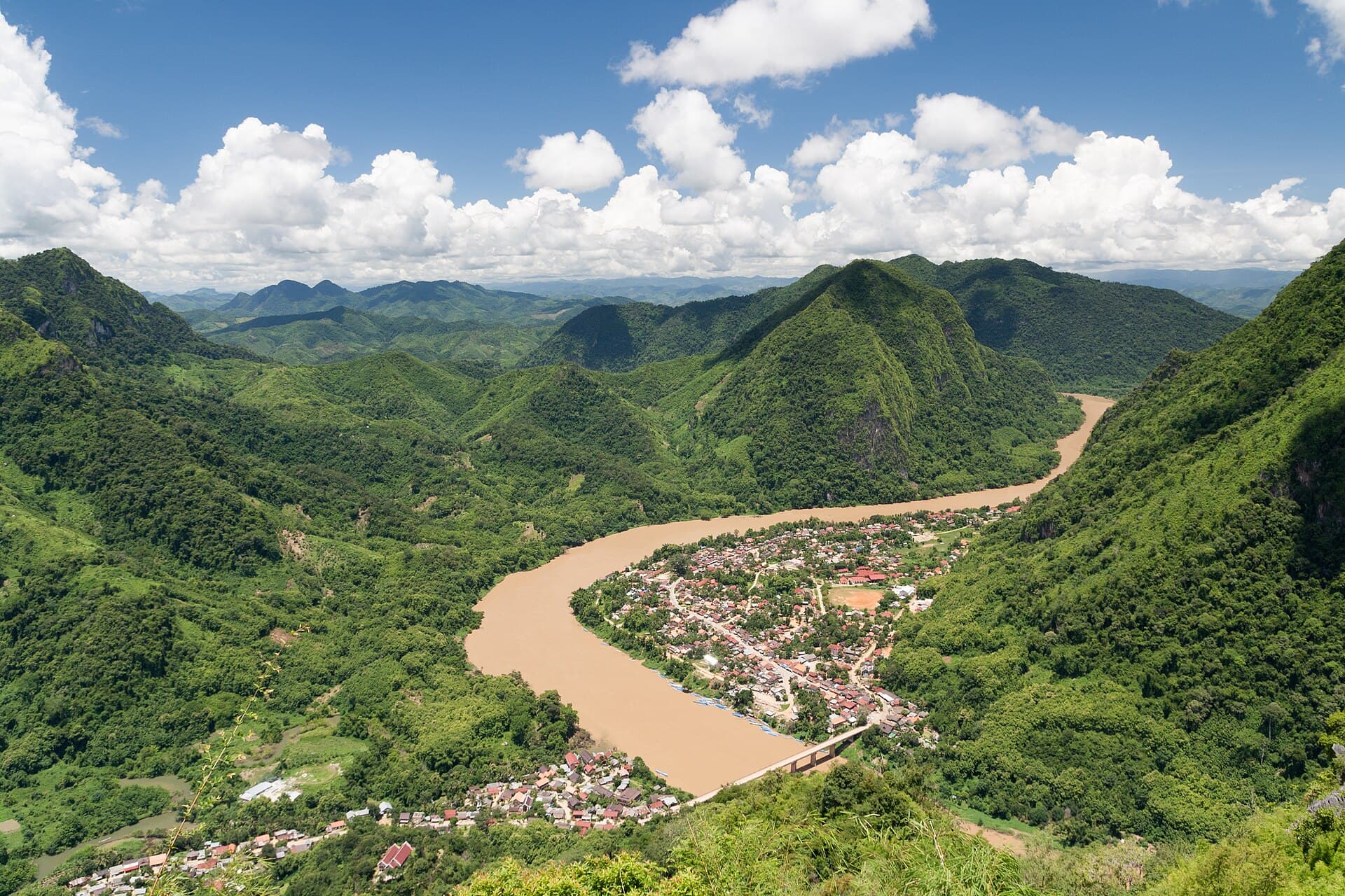 Nong Khiaw on the Nam Ou