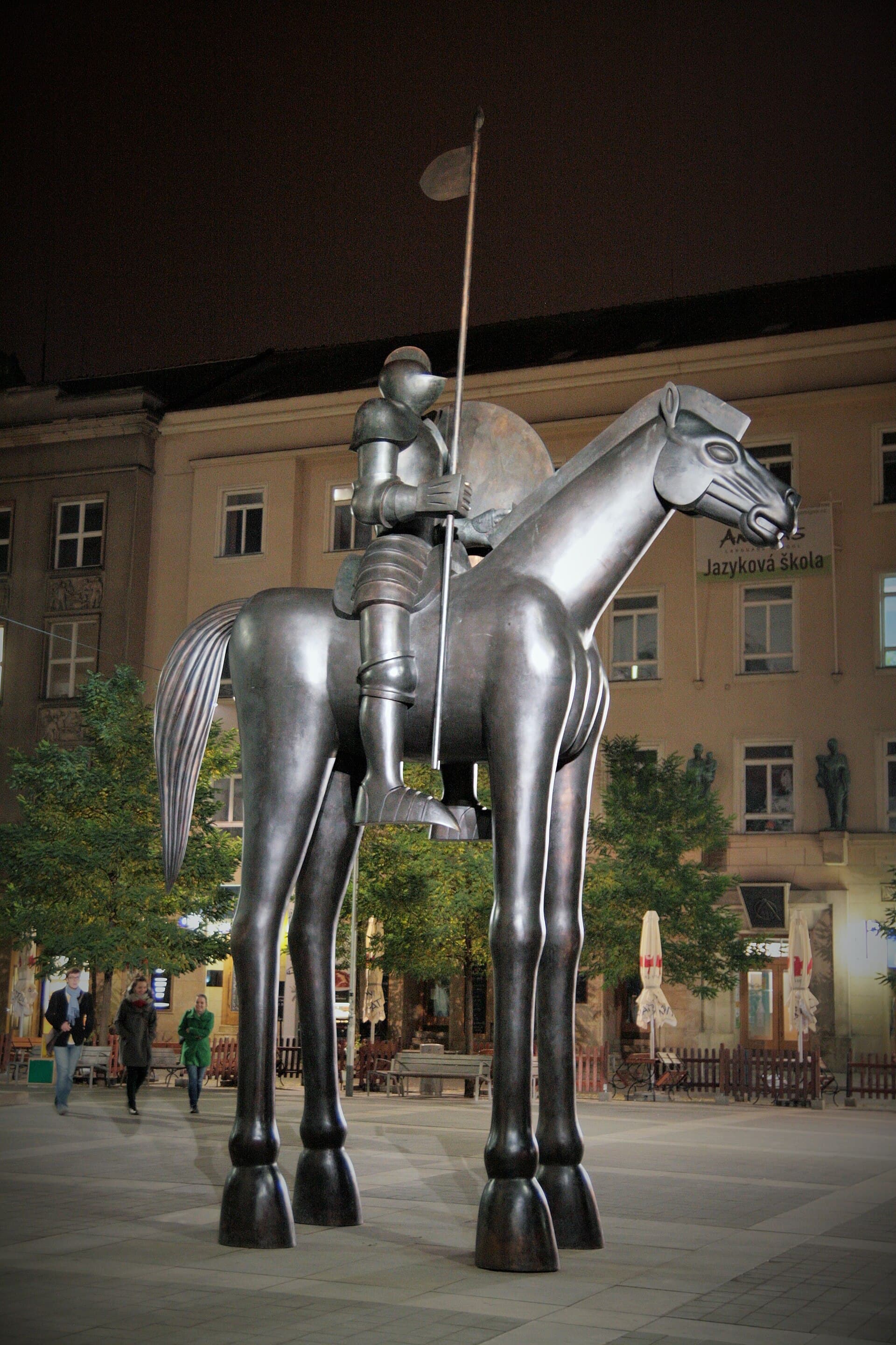 Courage — the Statue of Jobst of Luxembourg, Brno