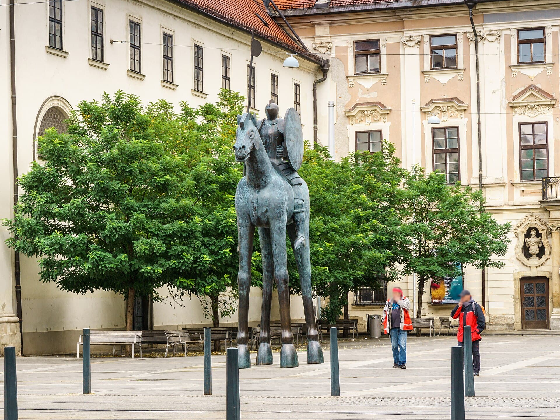 Courage — the Statue of Jobst of Luxembourg, Brno
