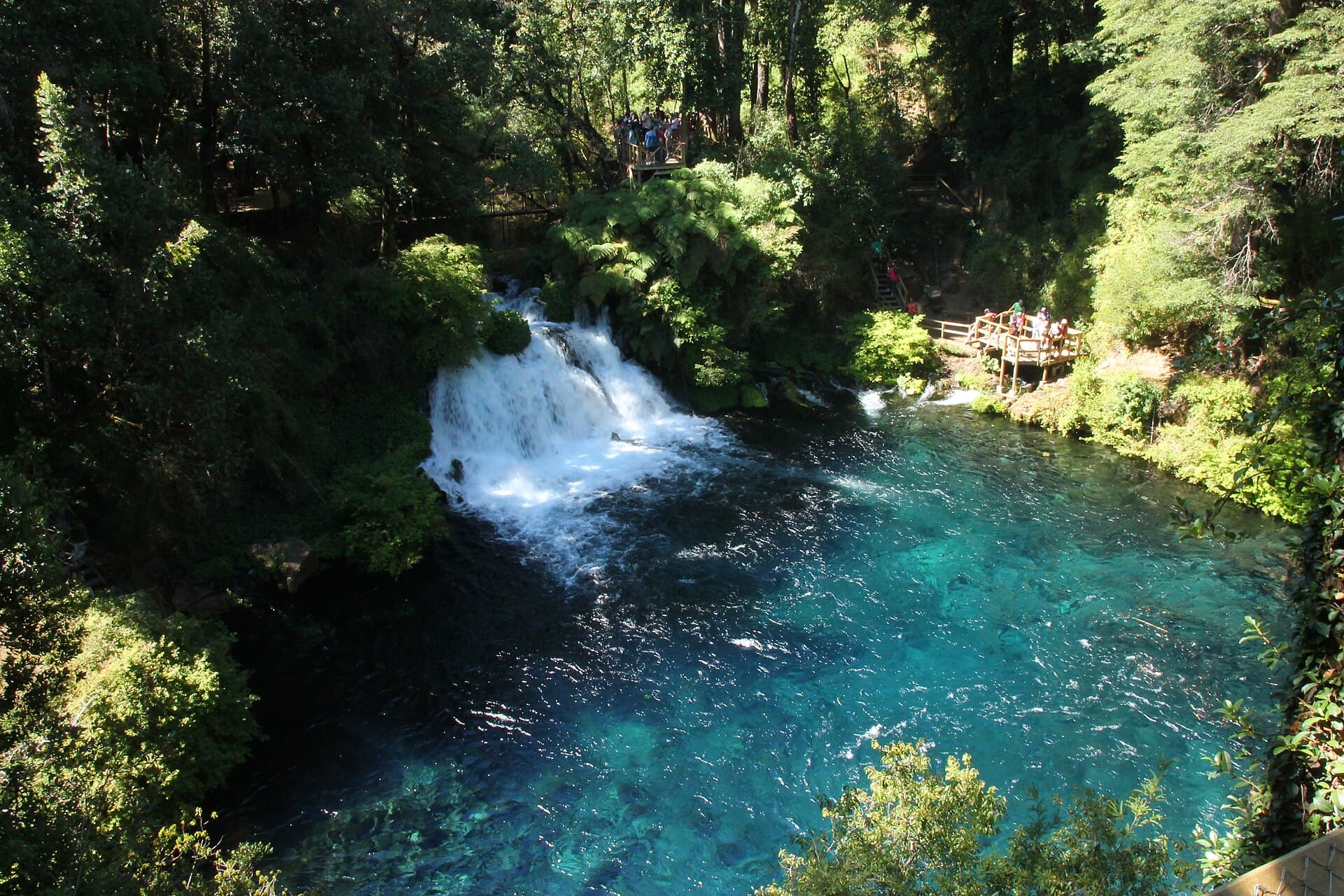 Ojos del Caburgua waterfalls