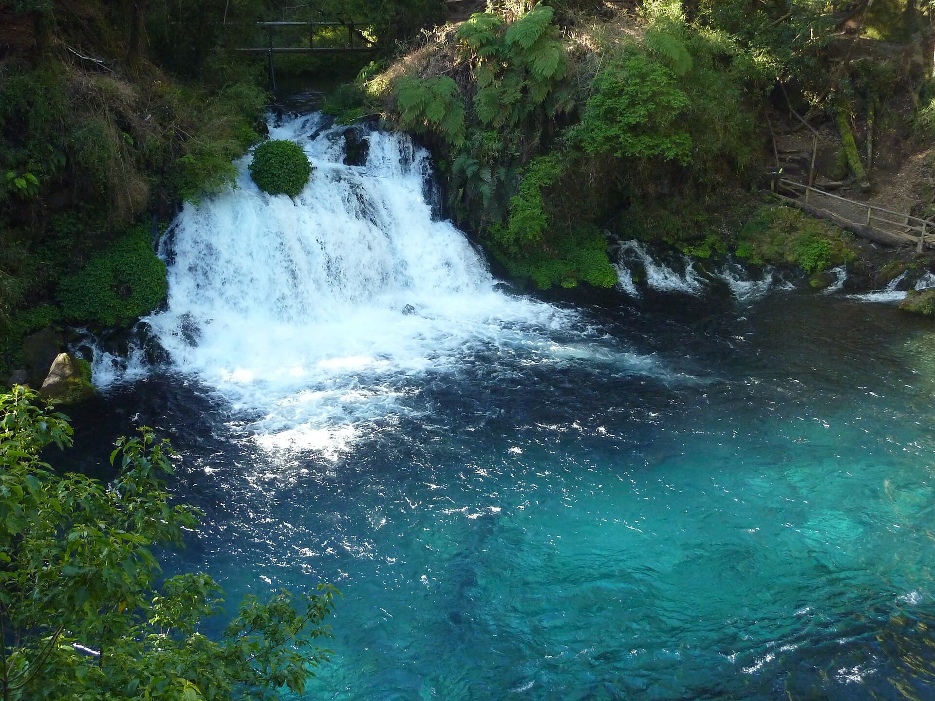 Ojos del Caburgua waterfalls
