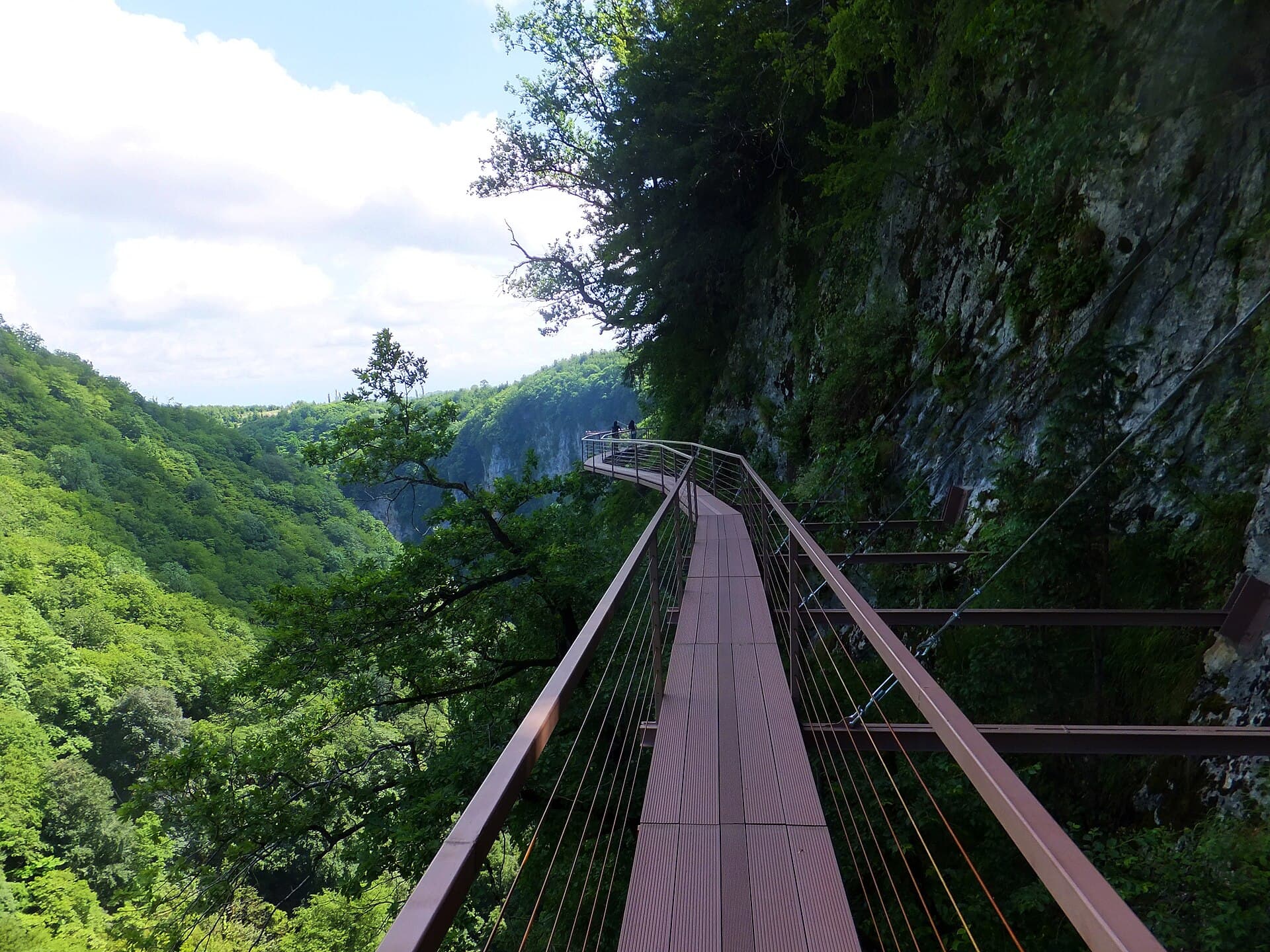 Okatse Canyon and Hanging Walkway