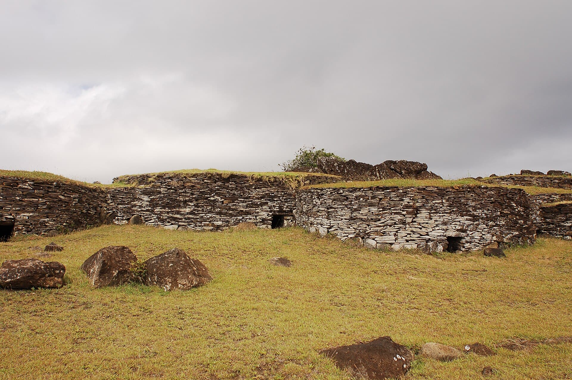 Orongo stone village