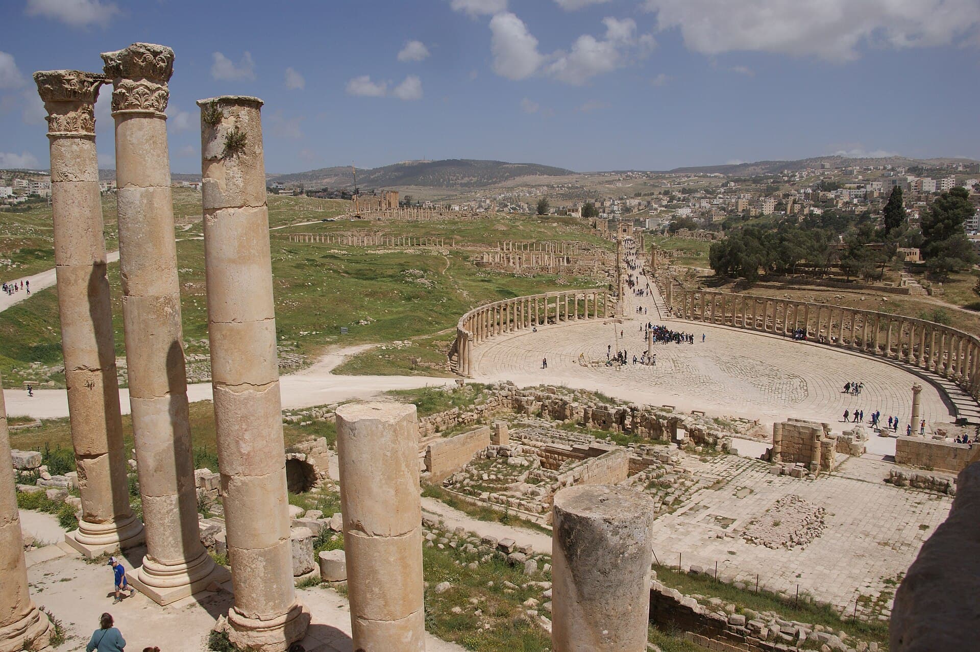 Oval Plaza and Colonnaded Street (Jerash), Jerash
