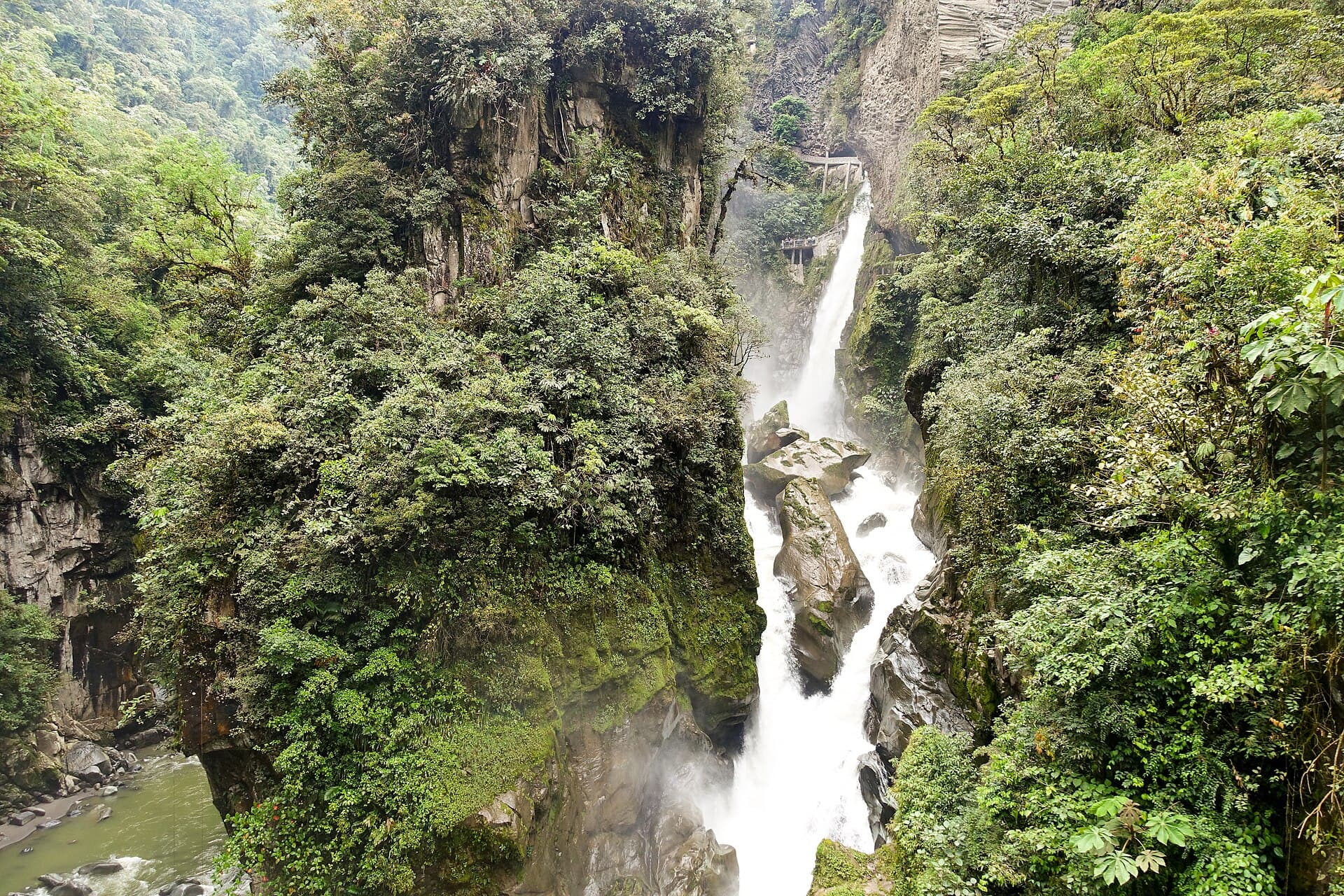 Pailón del Diablo Waterfall, Baños