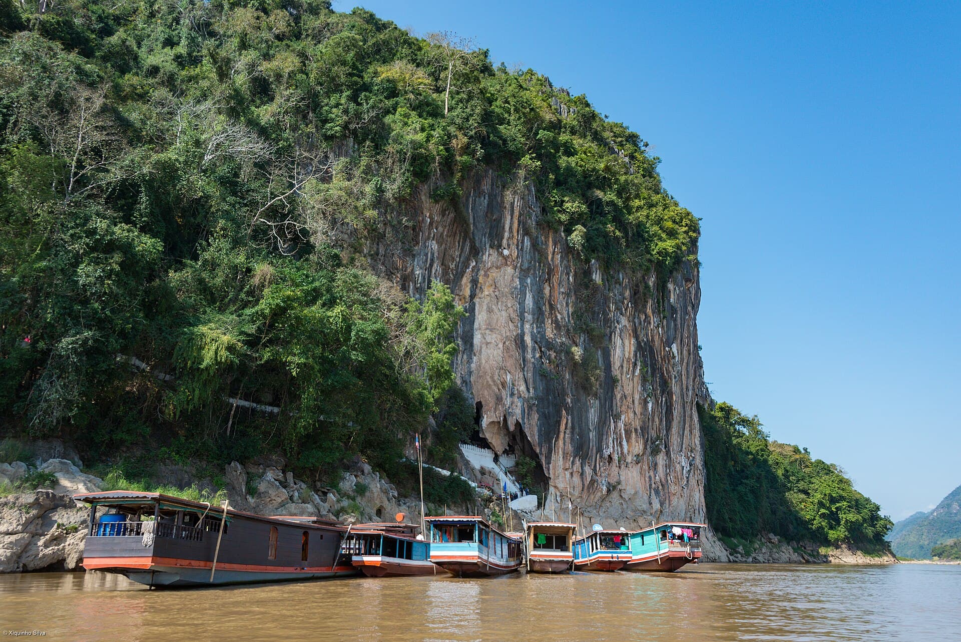 Pak Ou caves on the Mekong