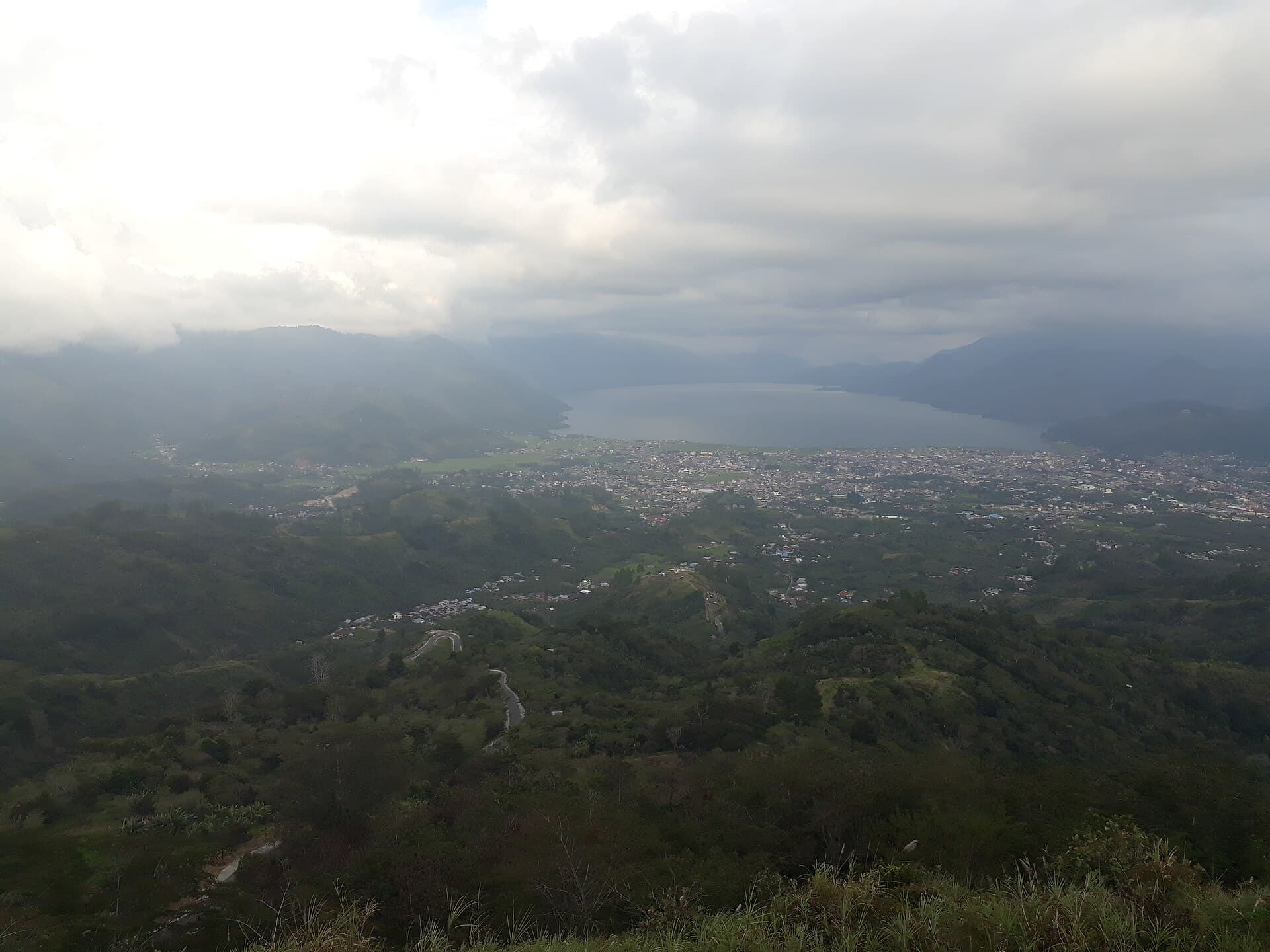 View from Pantan Terong above Takengon