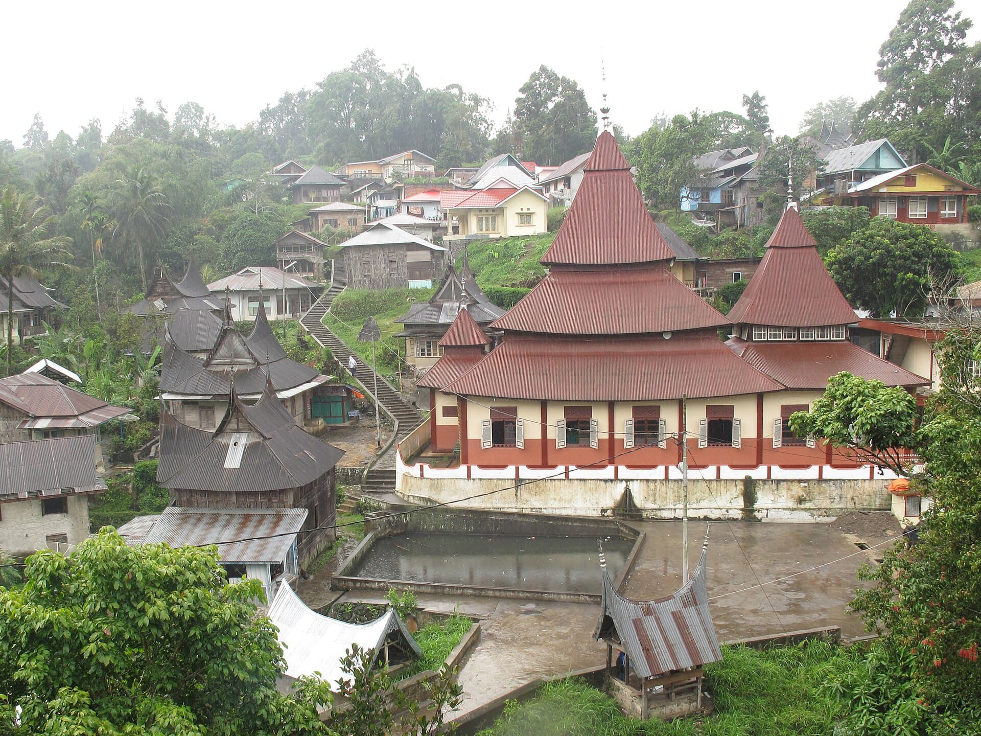 Pariangan village on the slopes of Mount Marapi