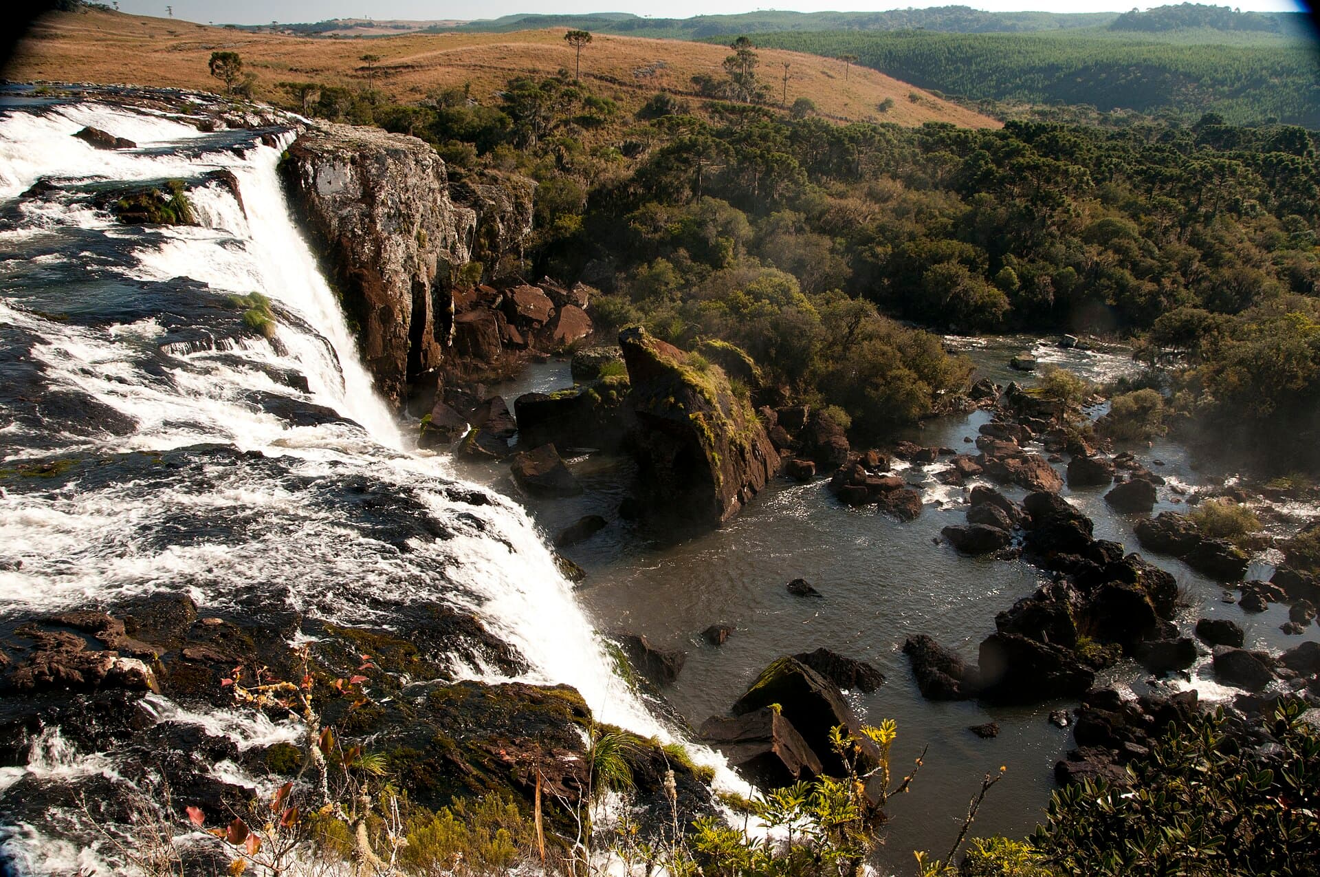 Tainhas State Park and the Passo do S Falls, Jaquirana