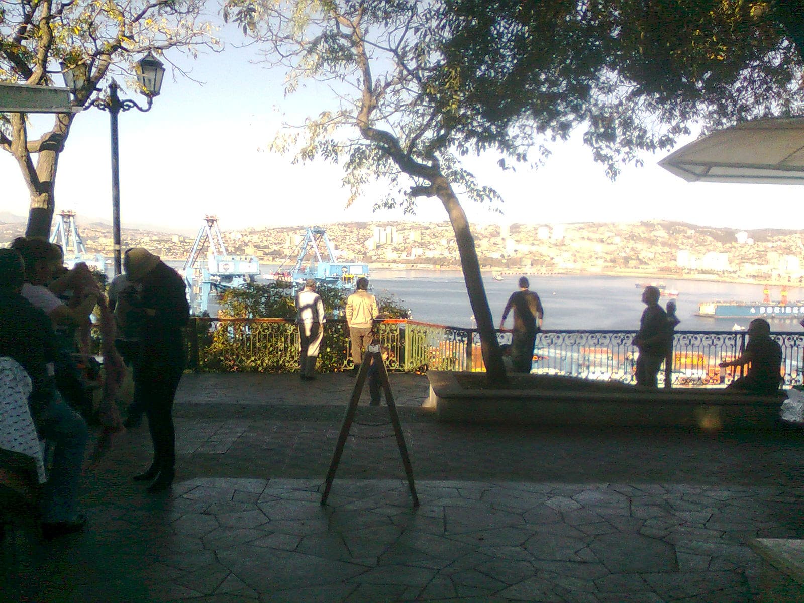 Valparaíso port from Paseo 21 de Mayo