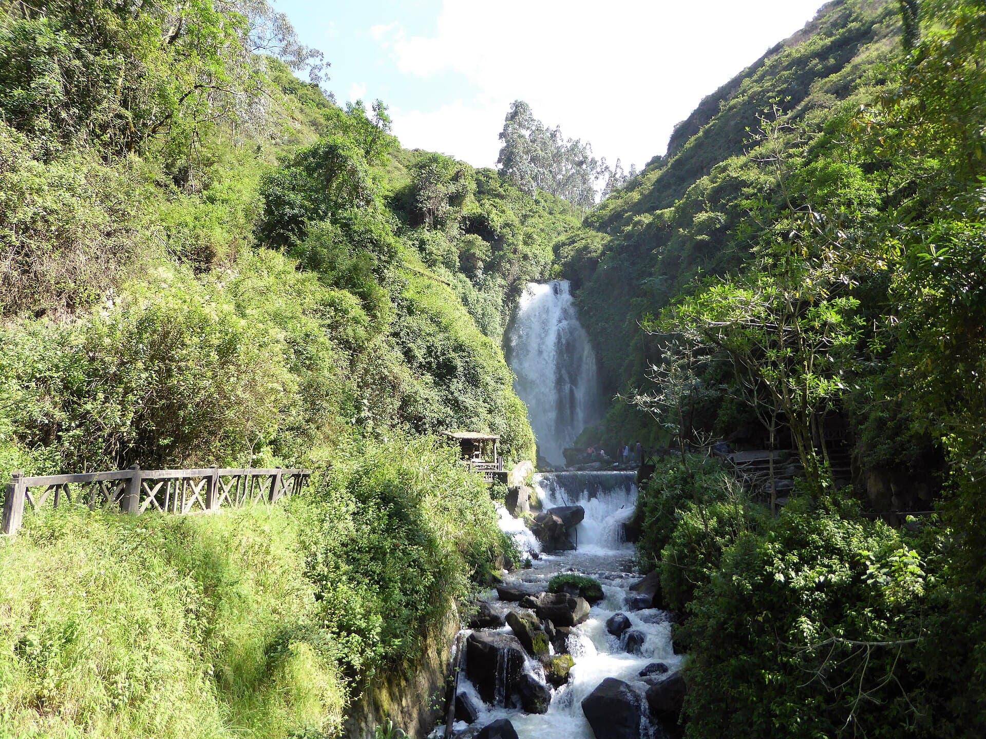 Peguche Waterfall near Otavalo