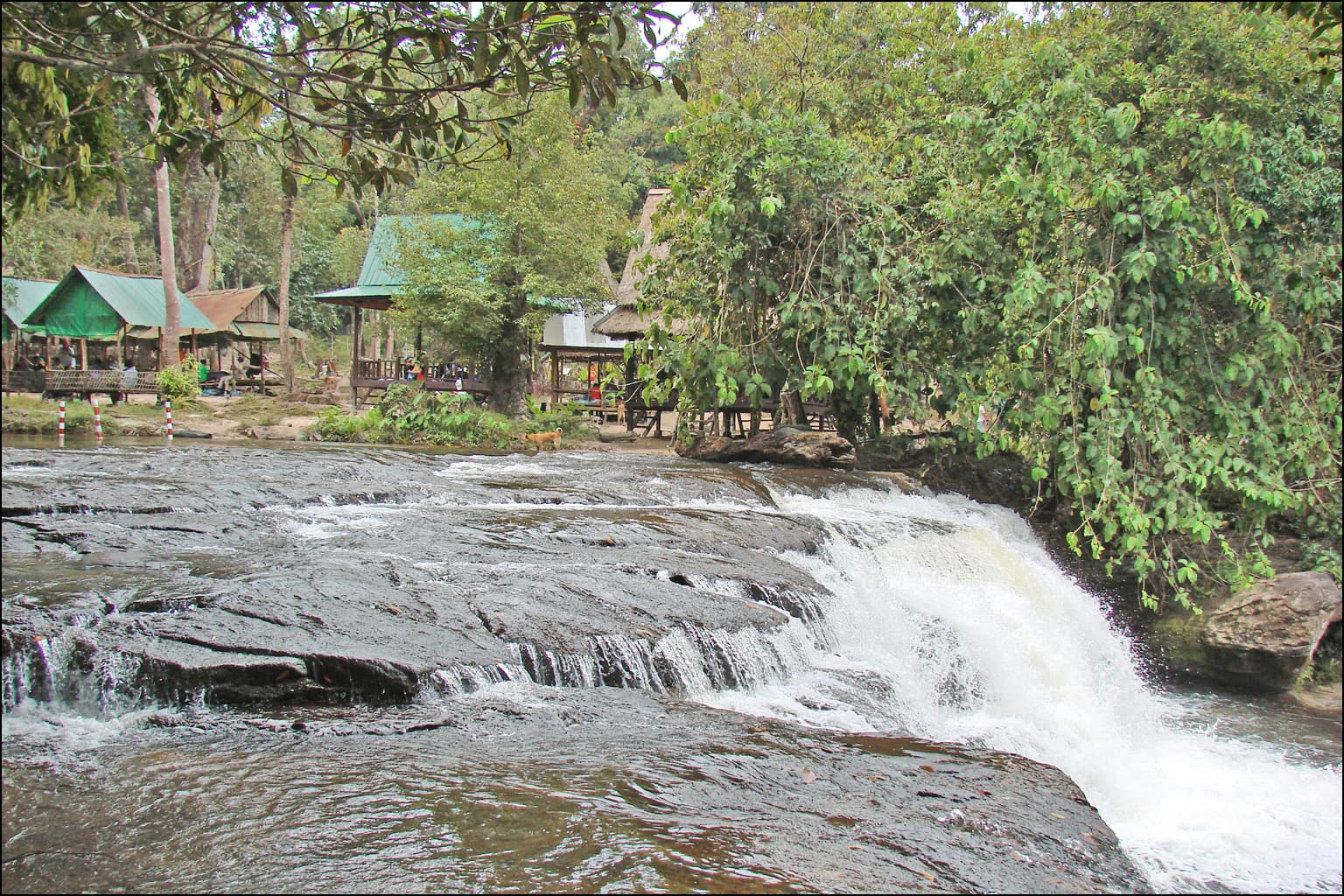 Kulen mountain waterfall