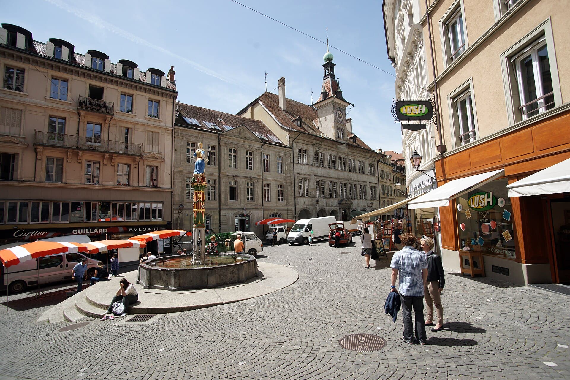 Place de la Palud and the Old Town, Lausanne