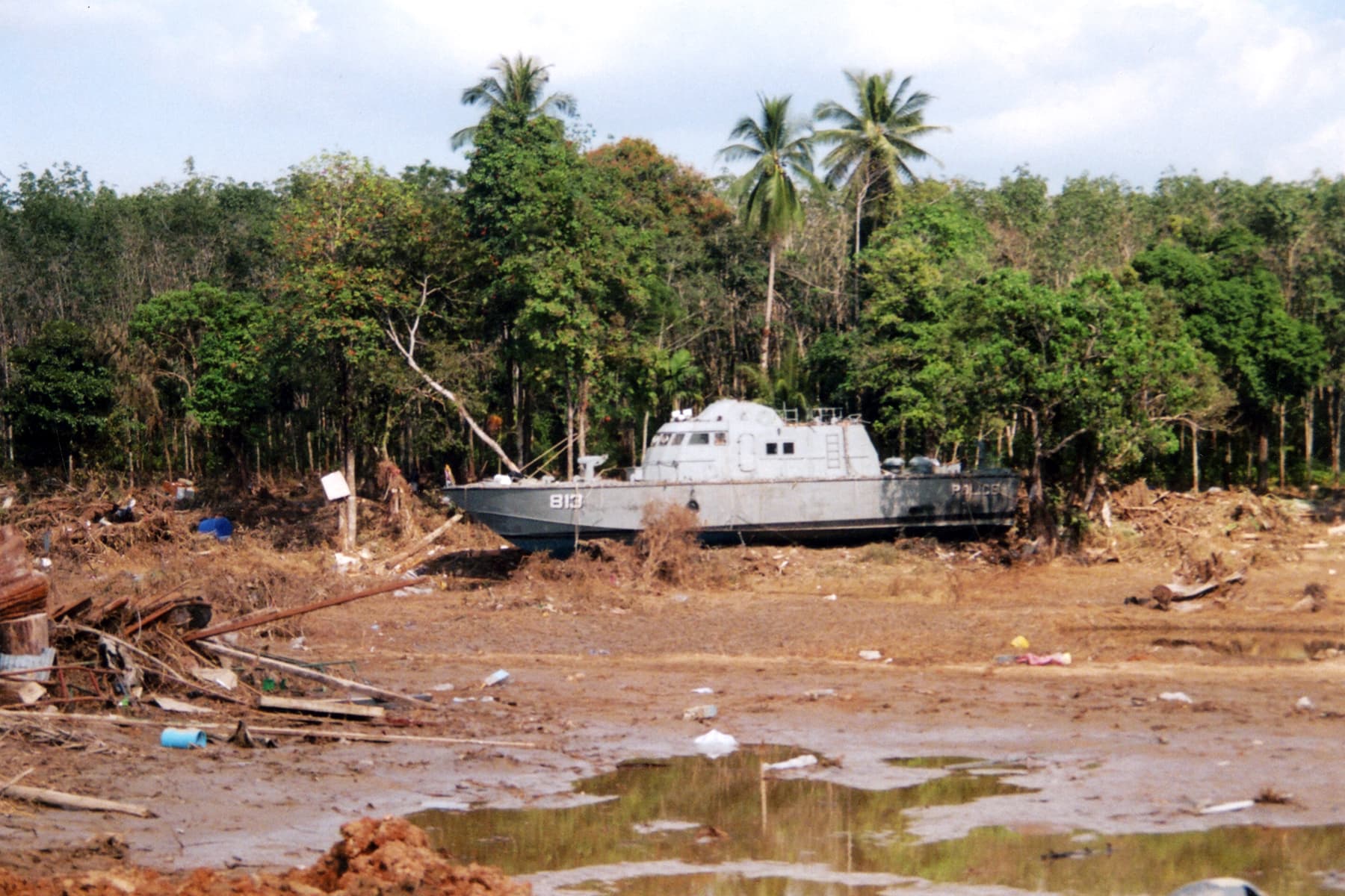 Police Boat 813 memorial, Khao Lak