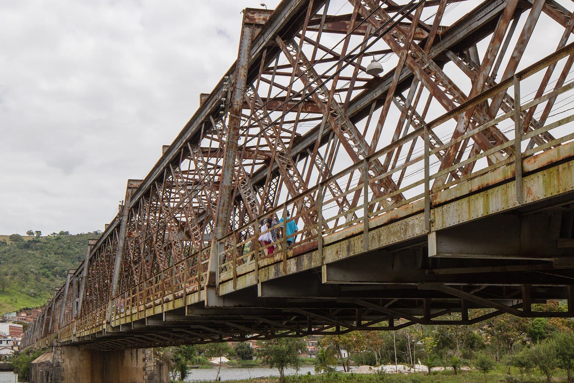 Ponte Dom Pedro II, Cachoeira