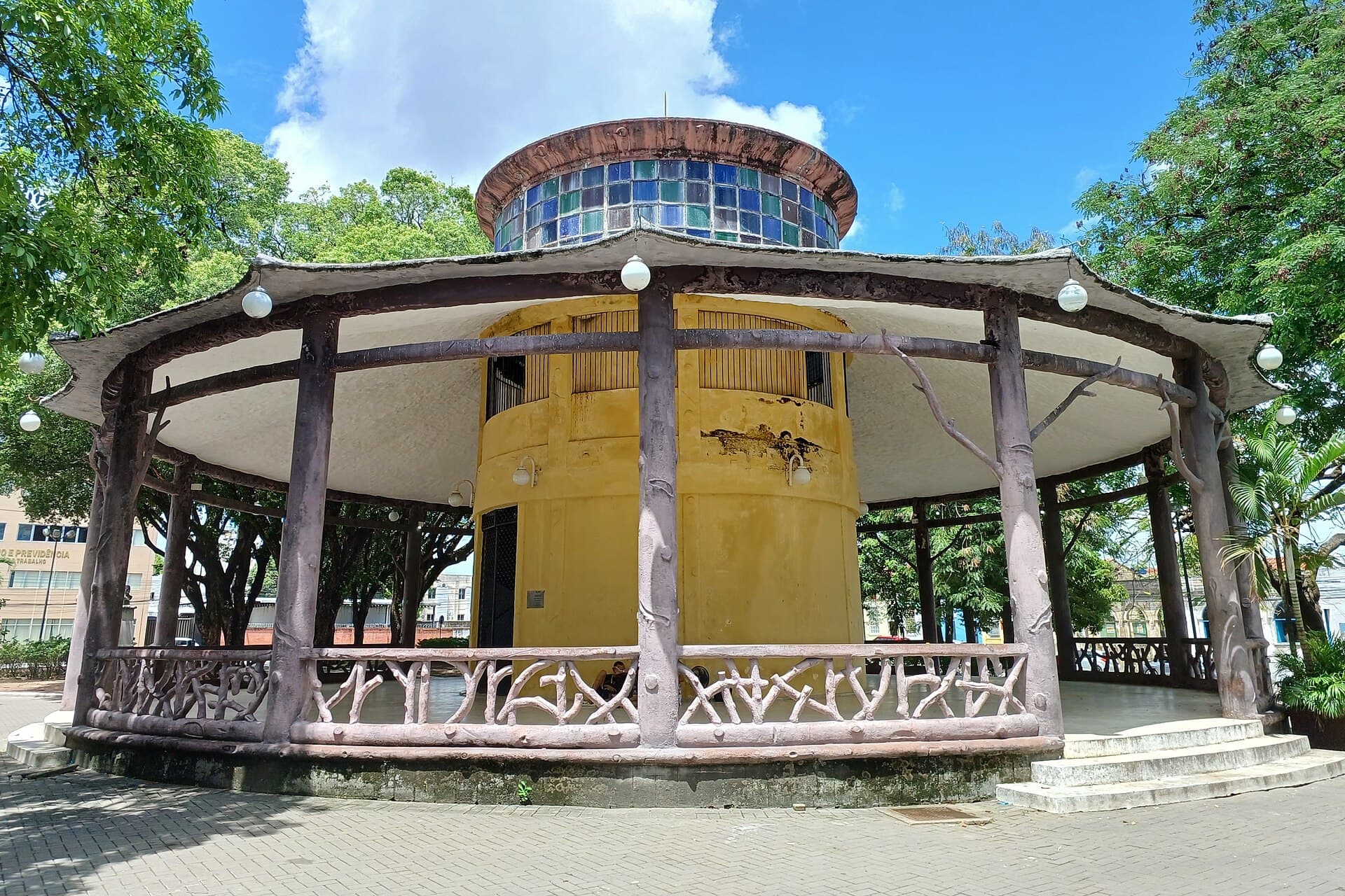 Praça Venâncio Neiva and the Tea Pavilion, João Pessoa