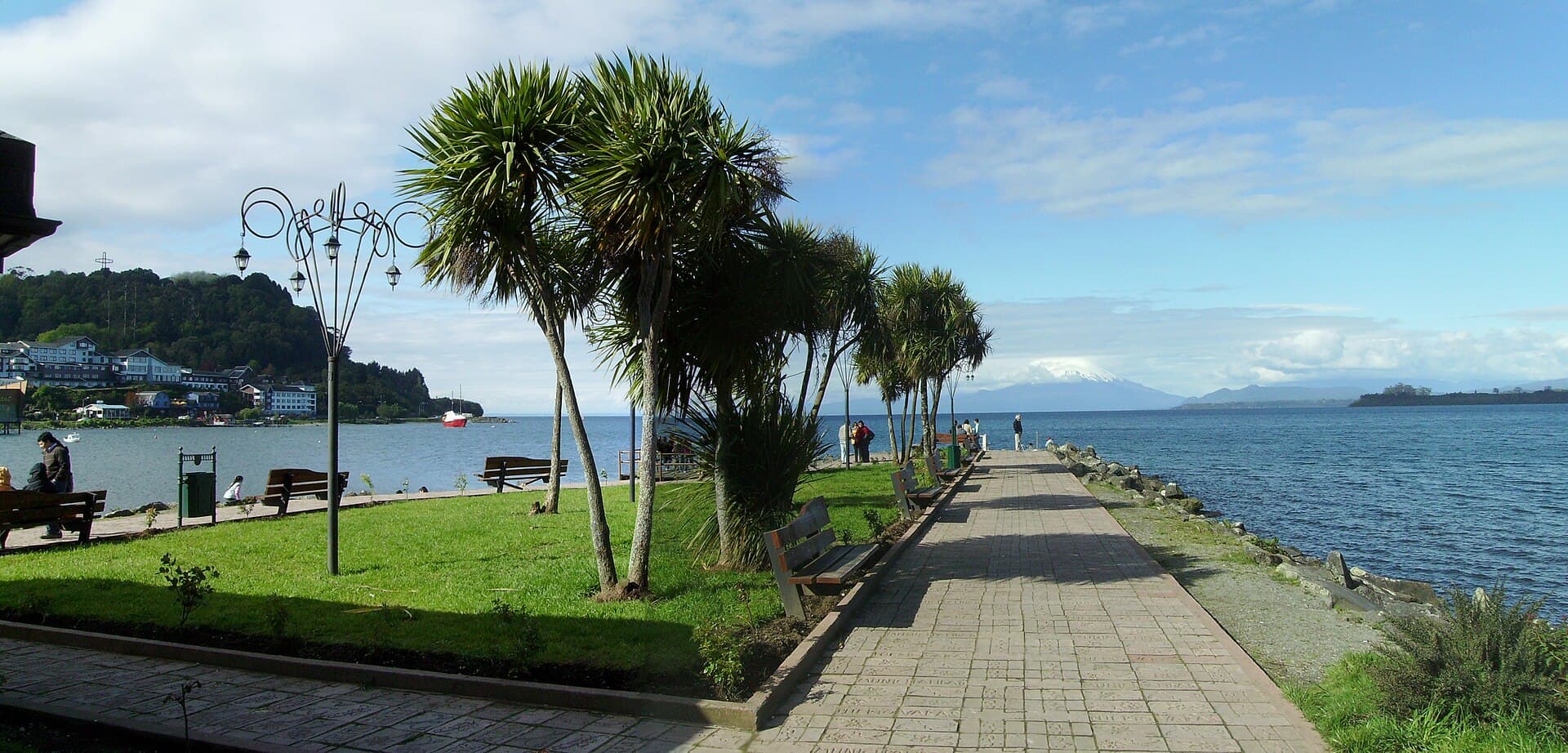 Puerto Varas Waterfront and Lake Llanquihue