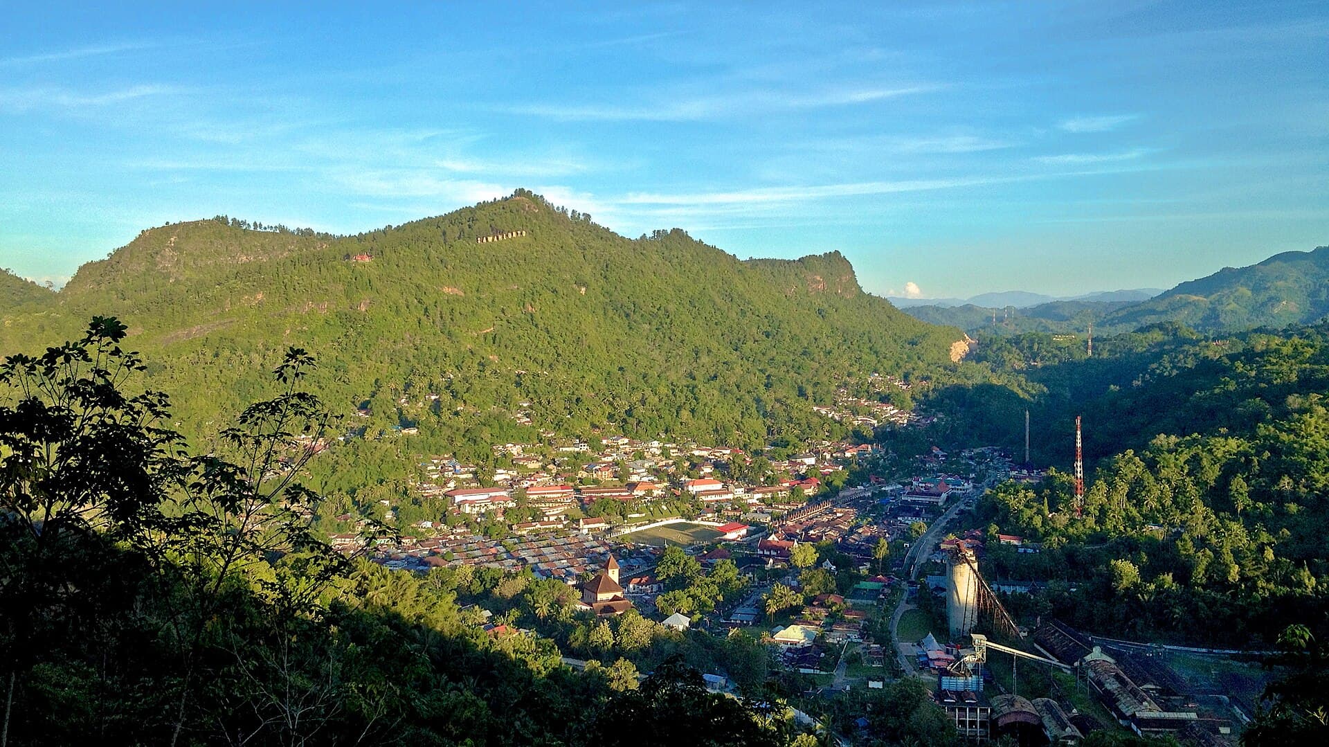 Sawahlunto from Puncak Cemara