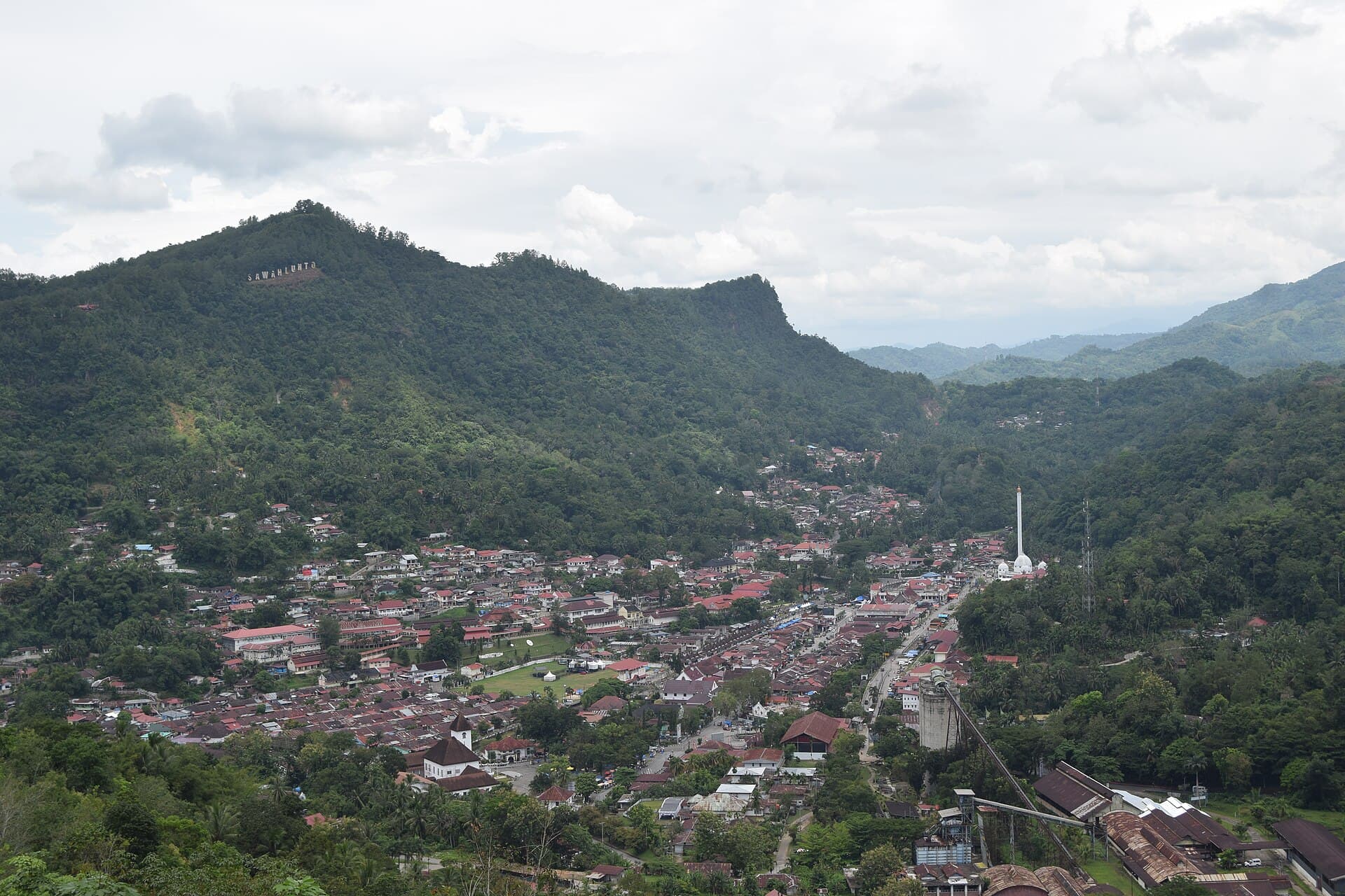 Sawahlunto from Puncak Cemara