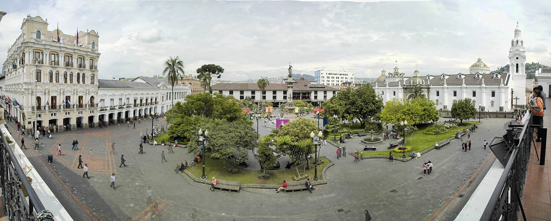 Plaza Grande in Quito's historic centre