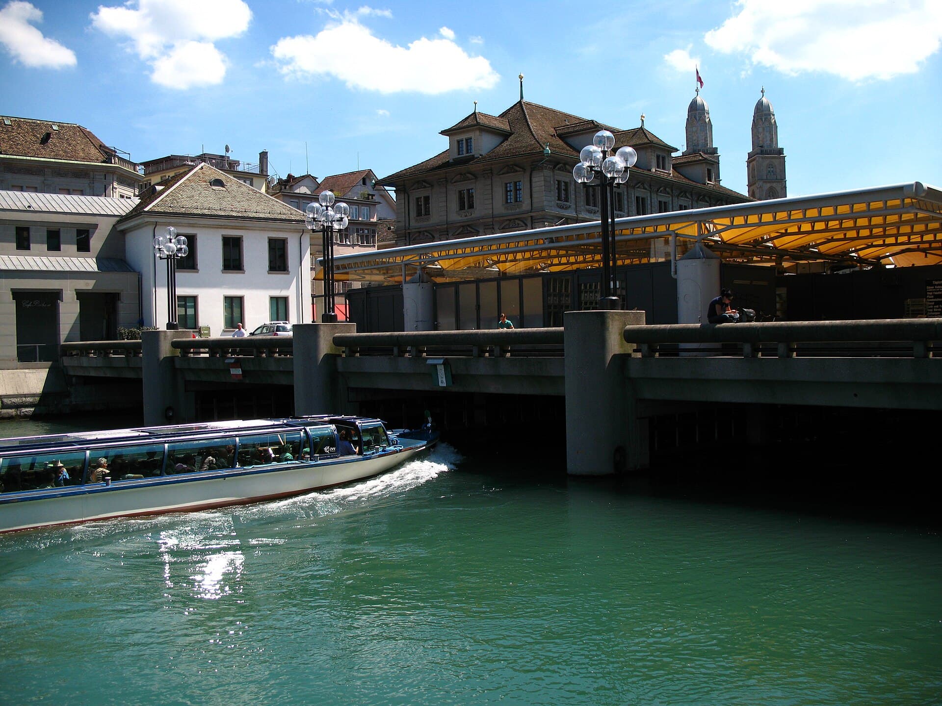 Rathausbrücke (the Vegetable Bridge), Zurich