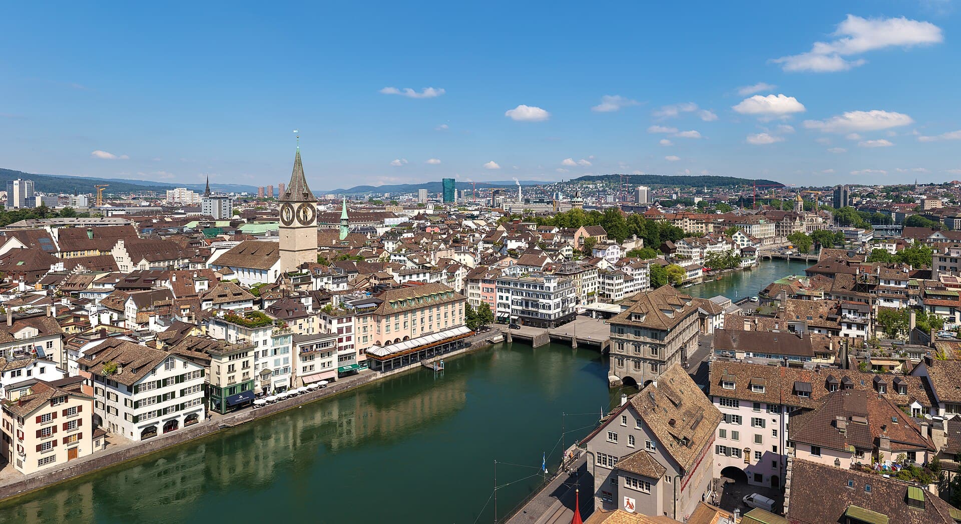 Rathausbrücke (the Vegetable Bridge), Zurich