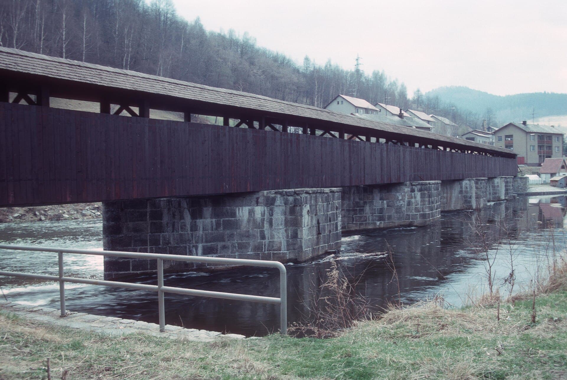 The Rechle Wooden Bridge, Český Krumlov