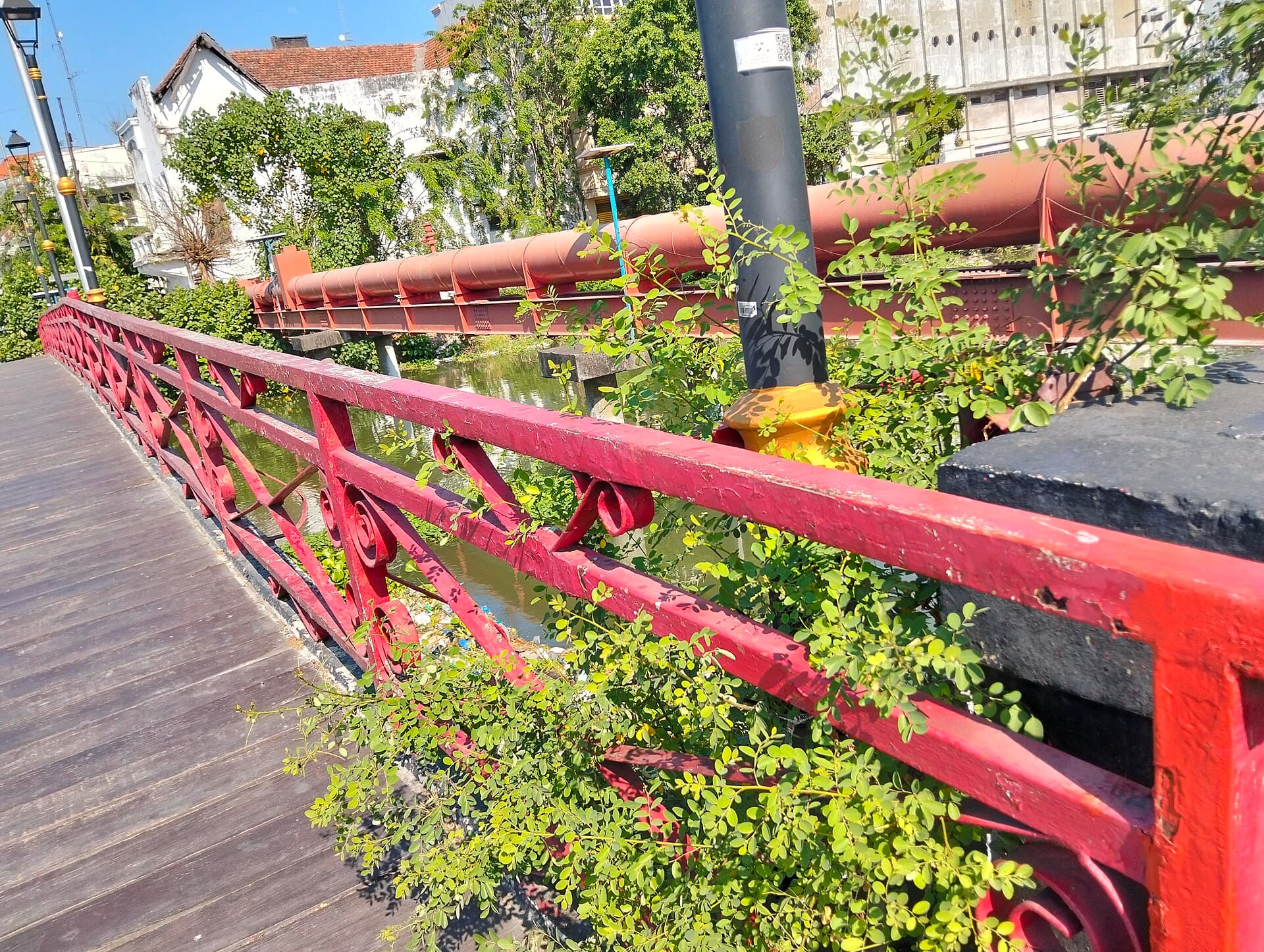 Red Bridge and Old Town, Surabaya
