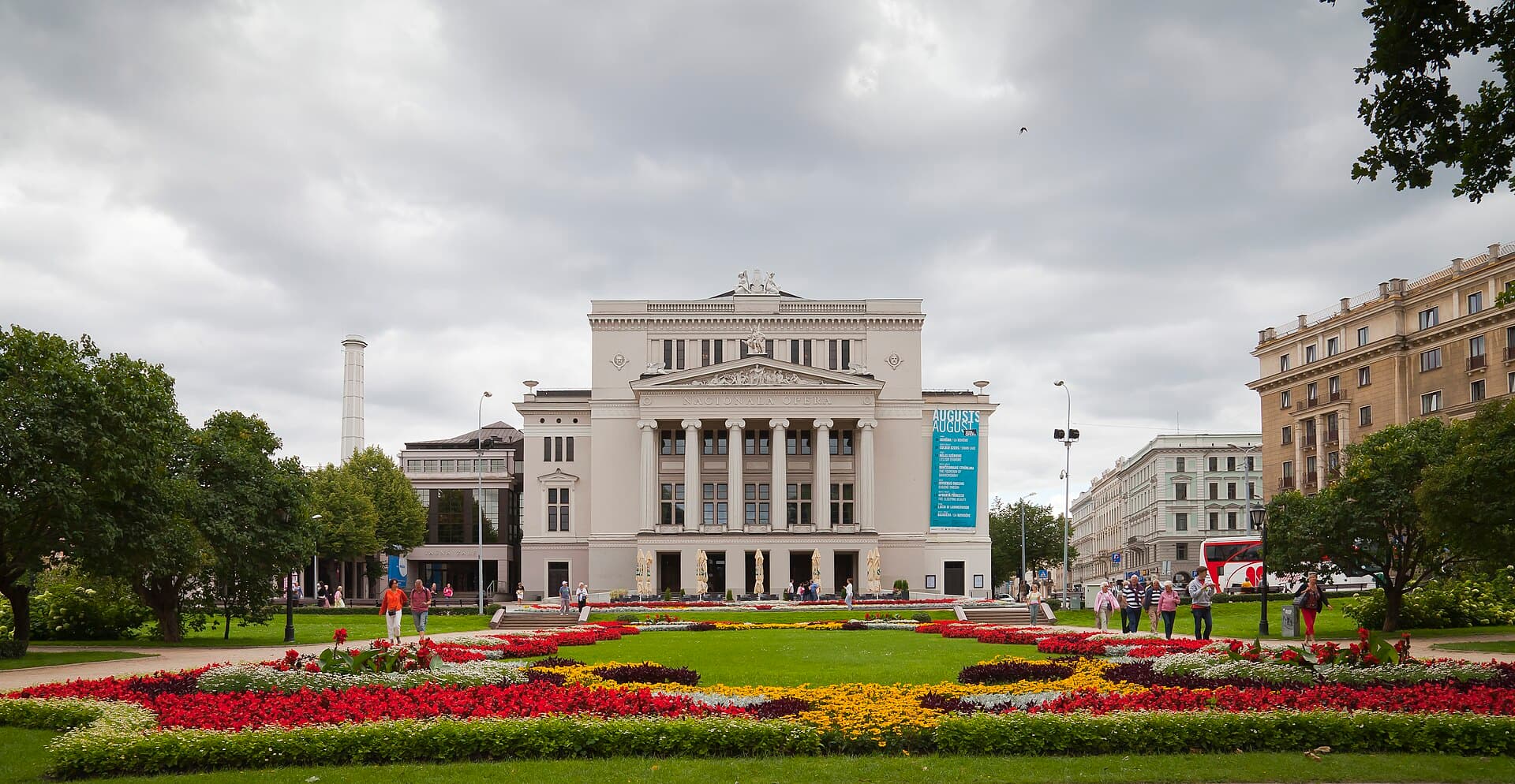 The Art Nouveau District and Bastejkalns, Riga