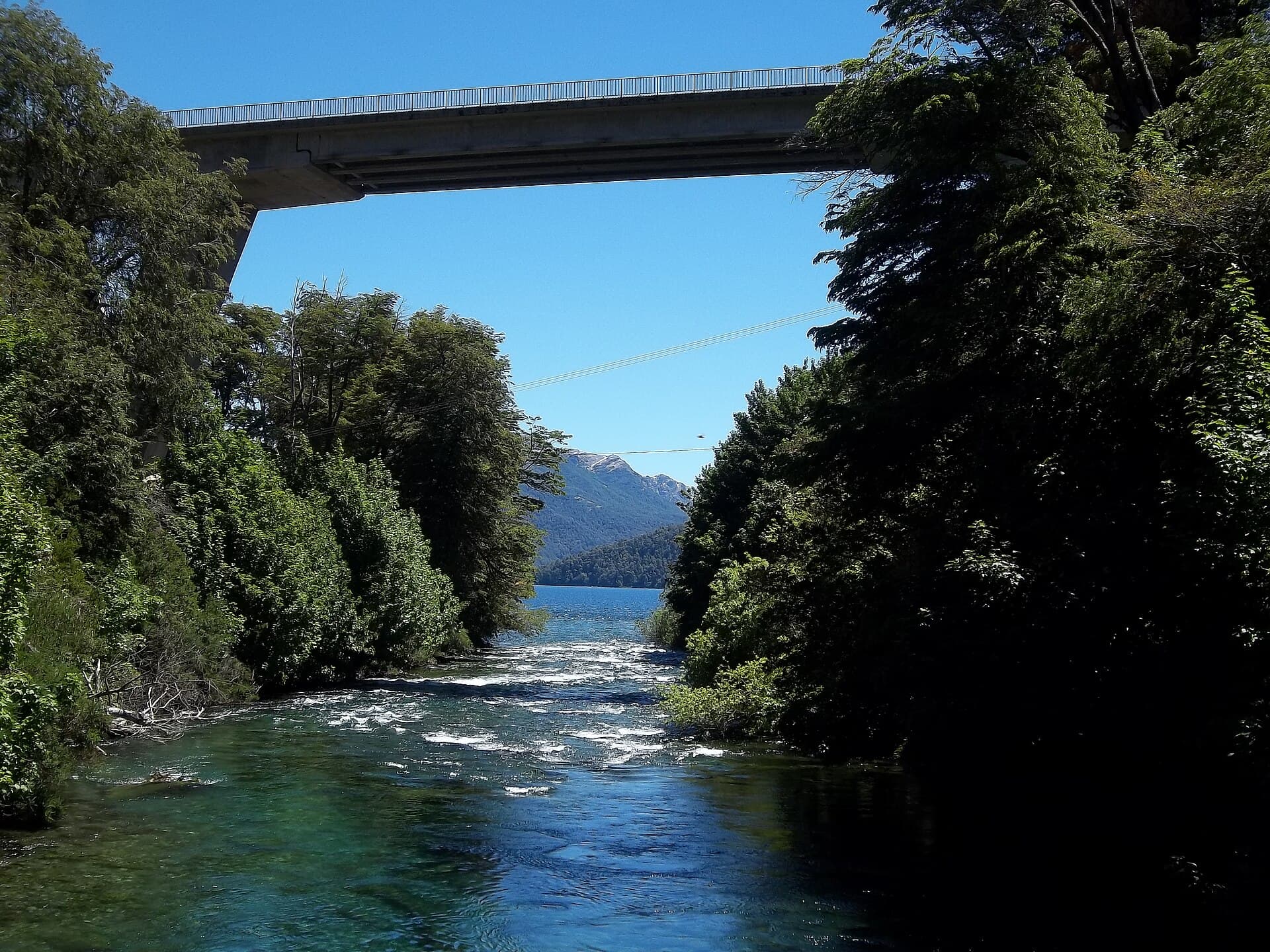 Río Correntoso (One of the World's Shortest Rivers), Bariloche