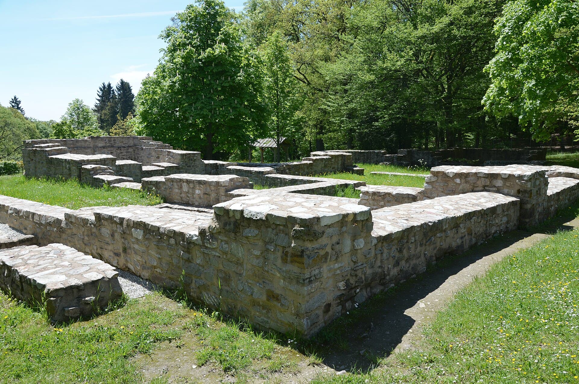 The Saalburg Roman Fort, Frankfurt