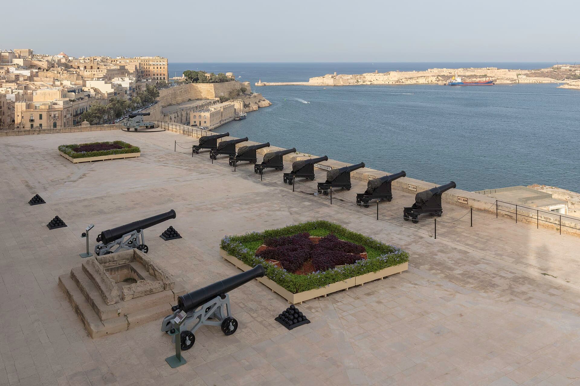 The Saluting Battery, Valletta