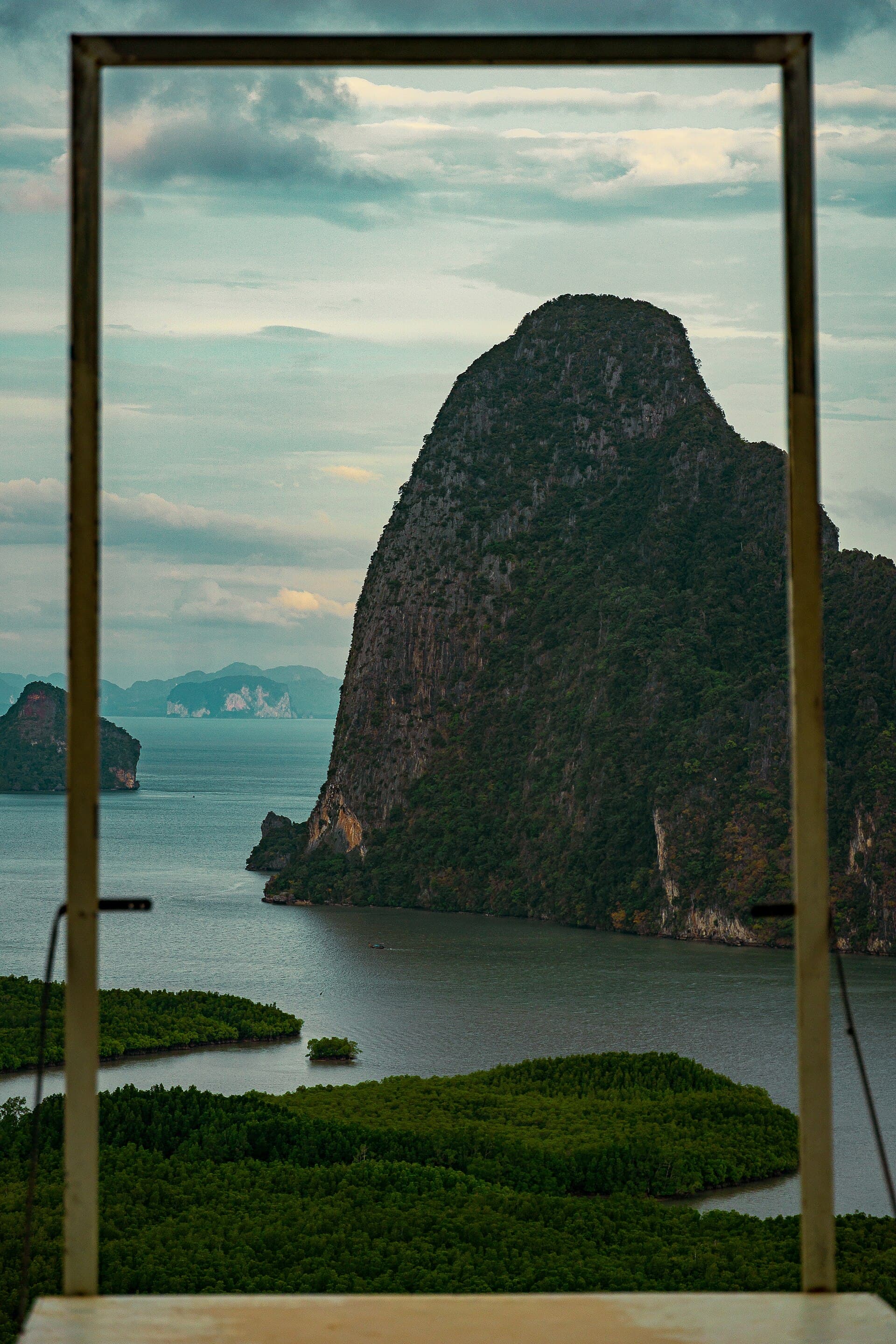 View from Samet Nangshe over Phang Nga Bay