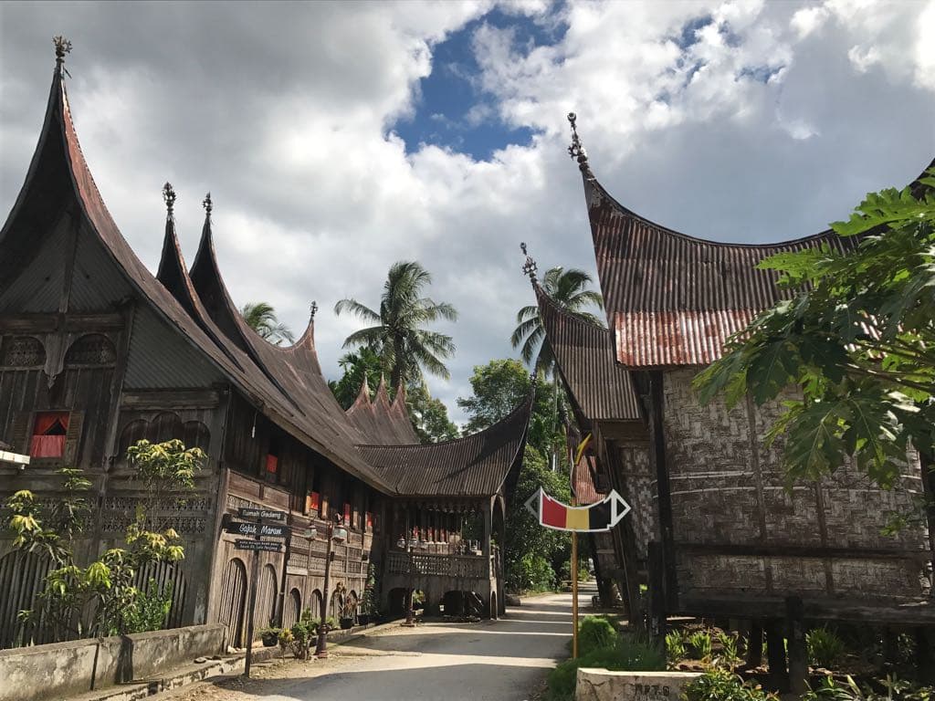 Minangkabau houses at Saribu Rumah Gadang