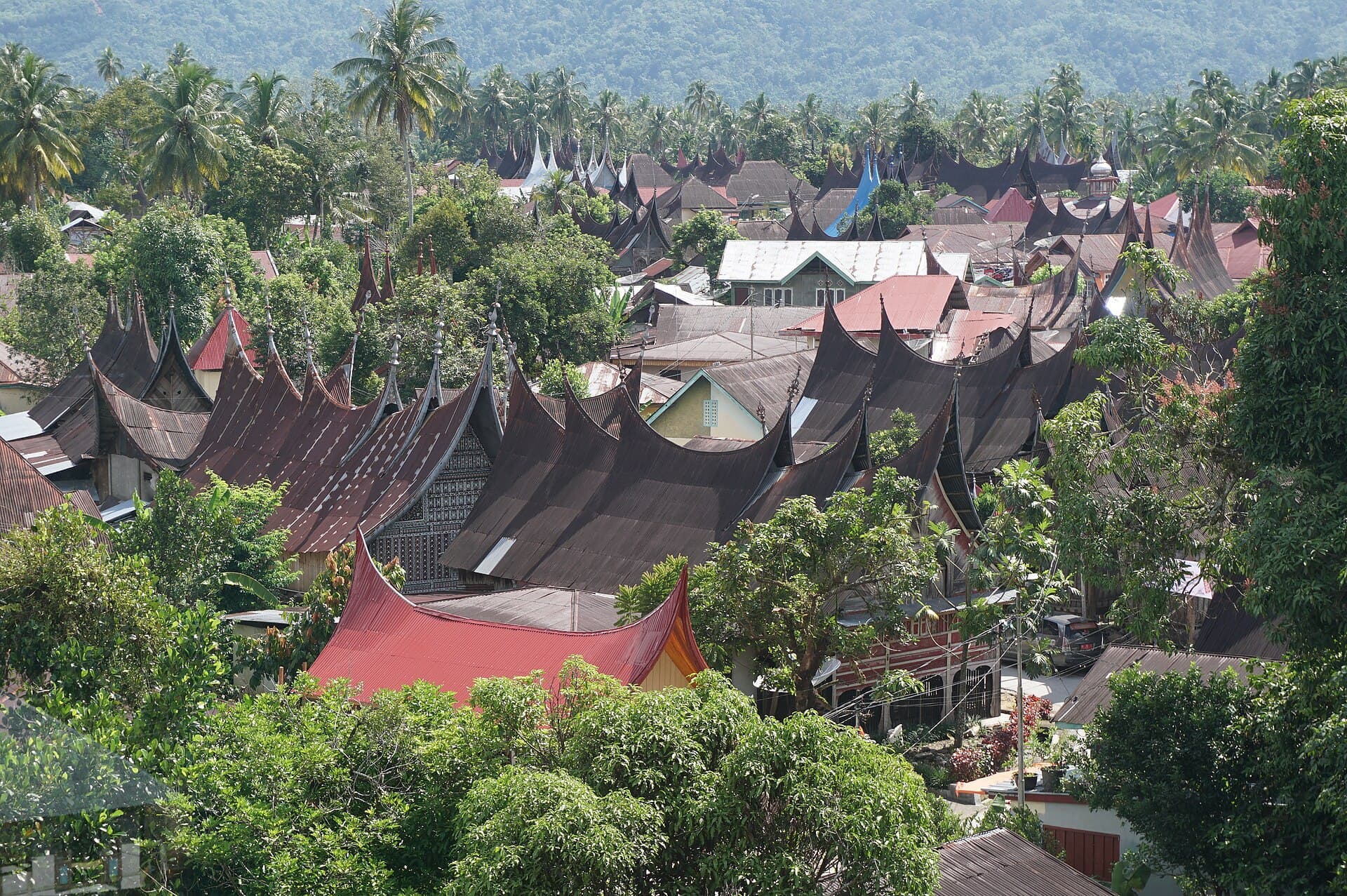 Minangkabau houses at Saribu Rumah Gadang
