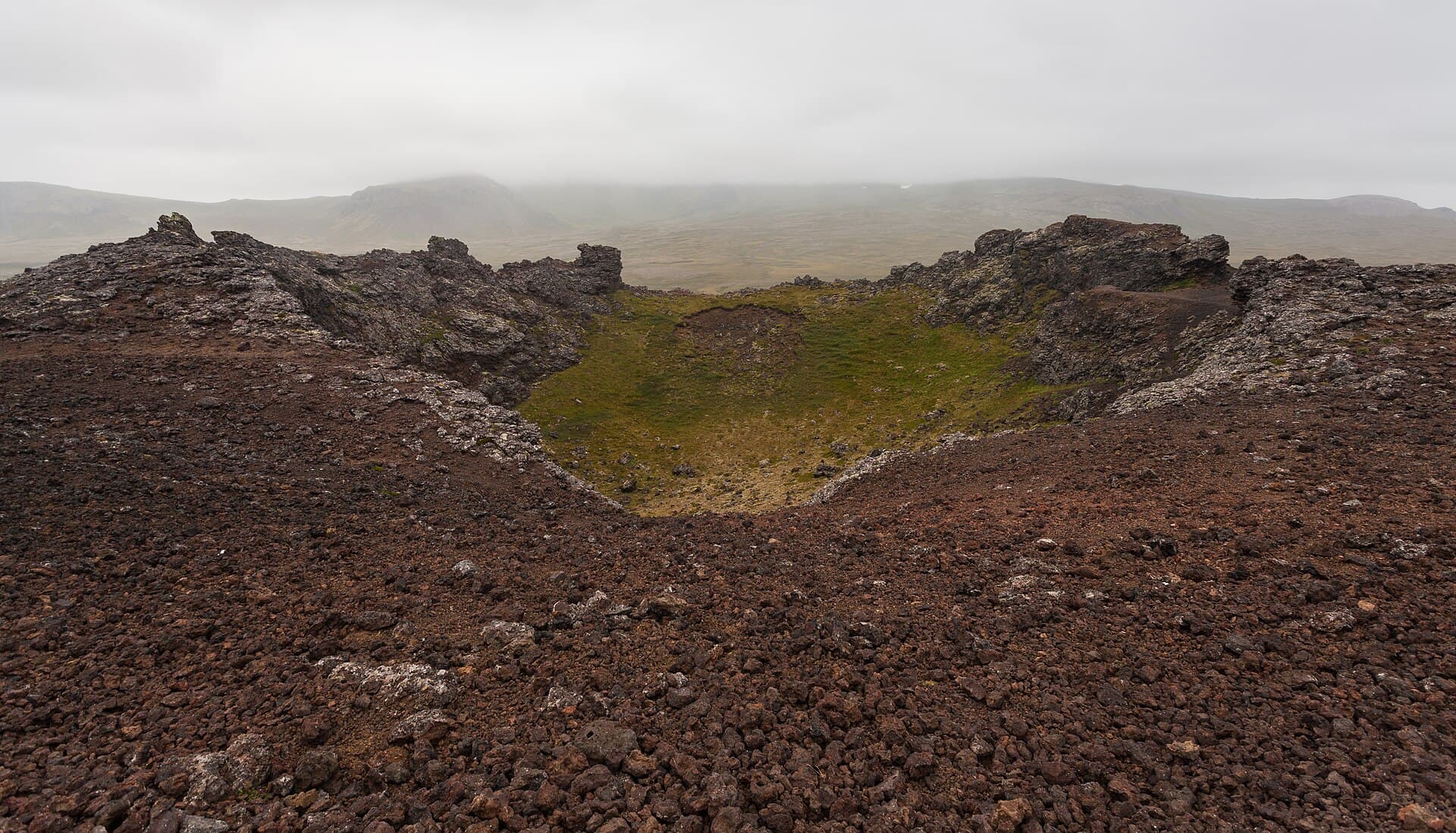 Saxhóll Crater, Snæfellsnes