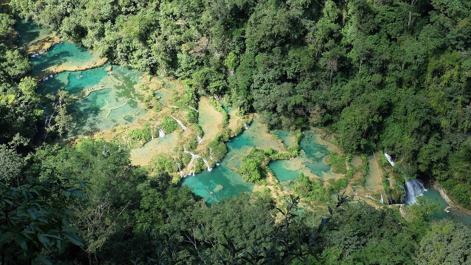 Turquoise pools of Semuc Champey