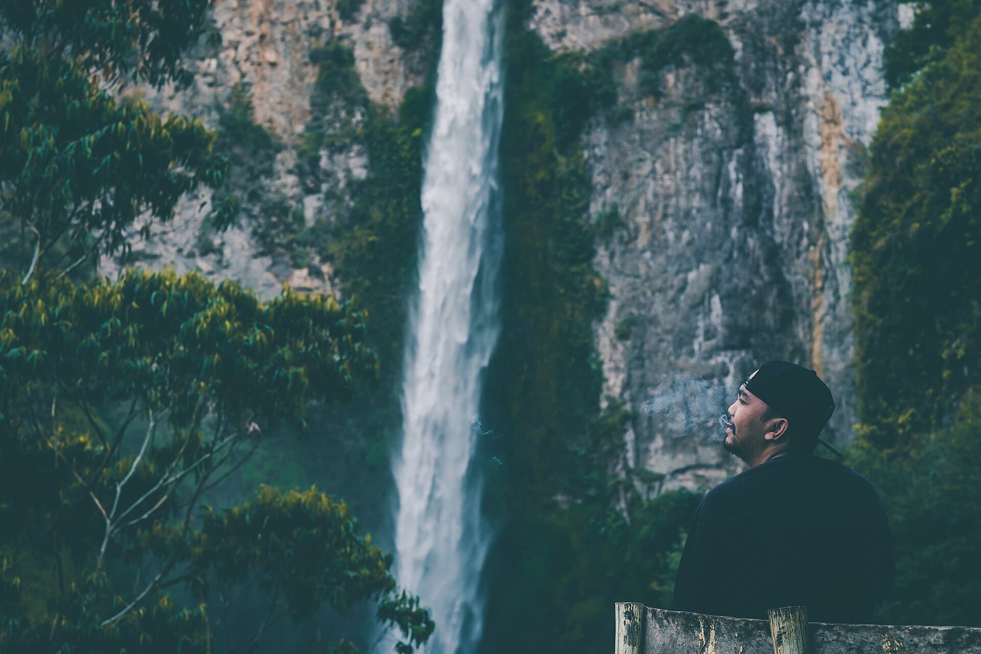 Sipiso-piso Waterfall, Lake Toba