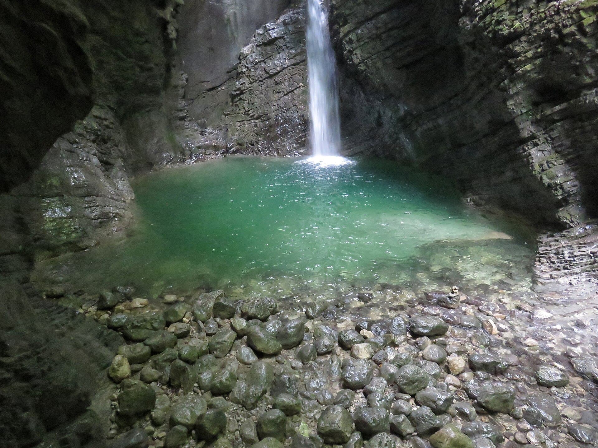 Kozjak Waterfall, Kobarid