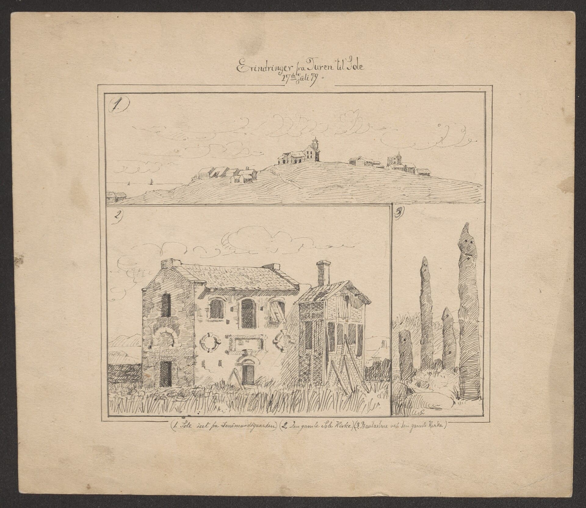 Sola church before its restoration