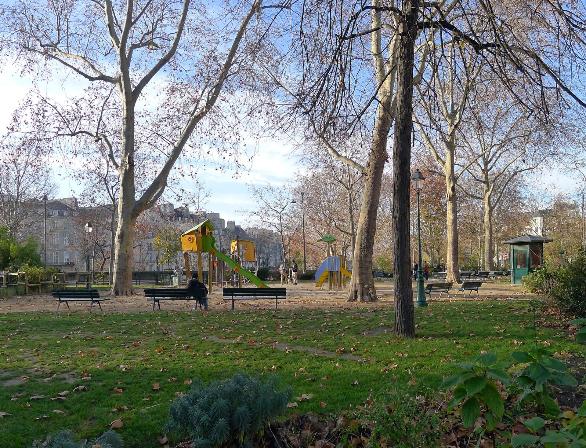 Square Henri Galli — Stones of the Bastille, Paris
