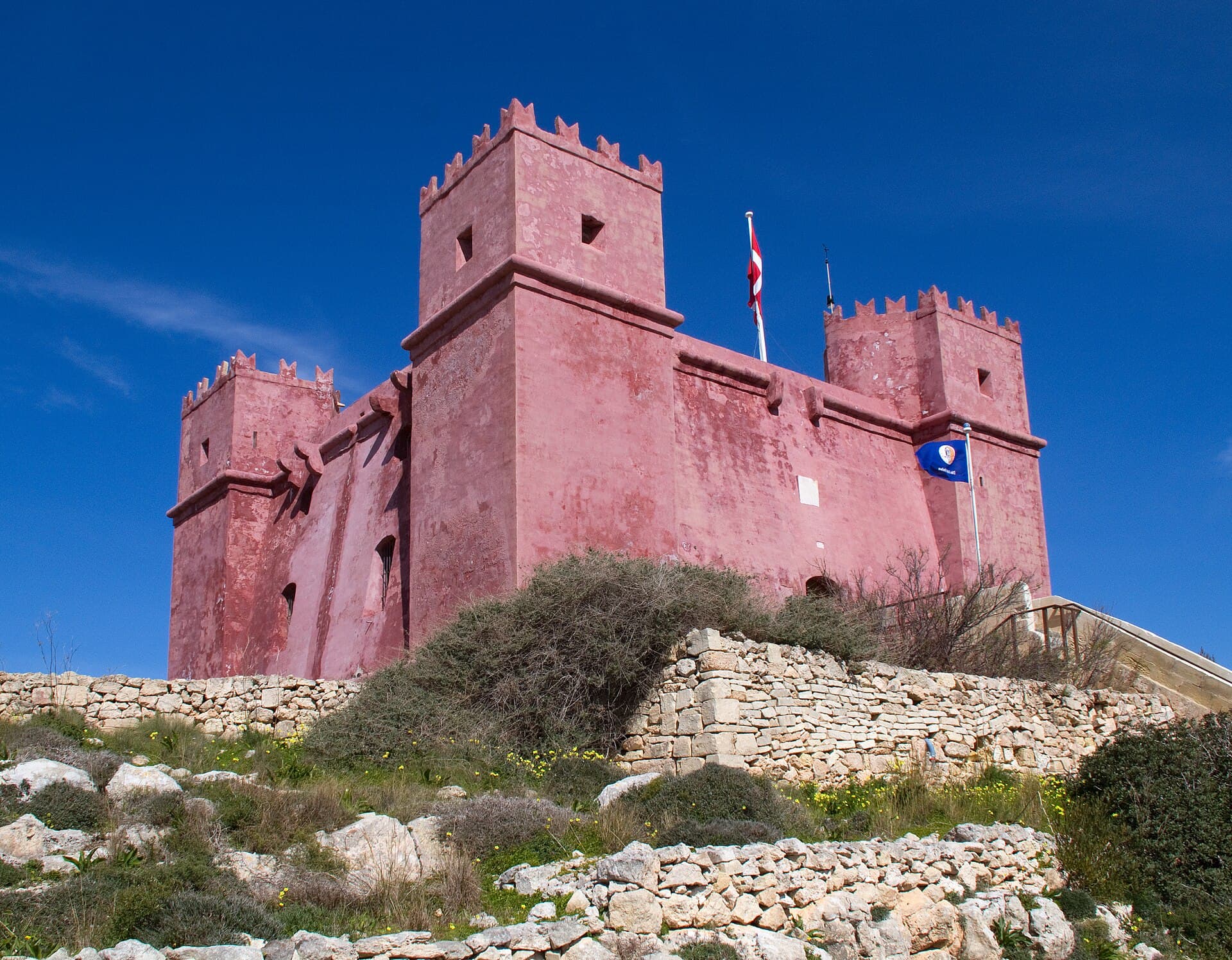 St Agatha's Tower (the Red Tower), Valletta