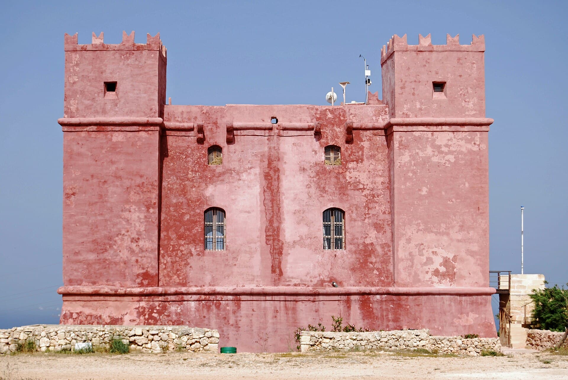 St Agatha's Tower (the Red Tower), Valletta