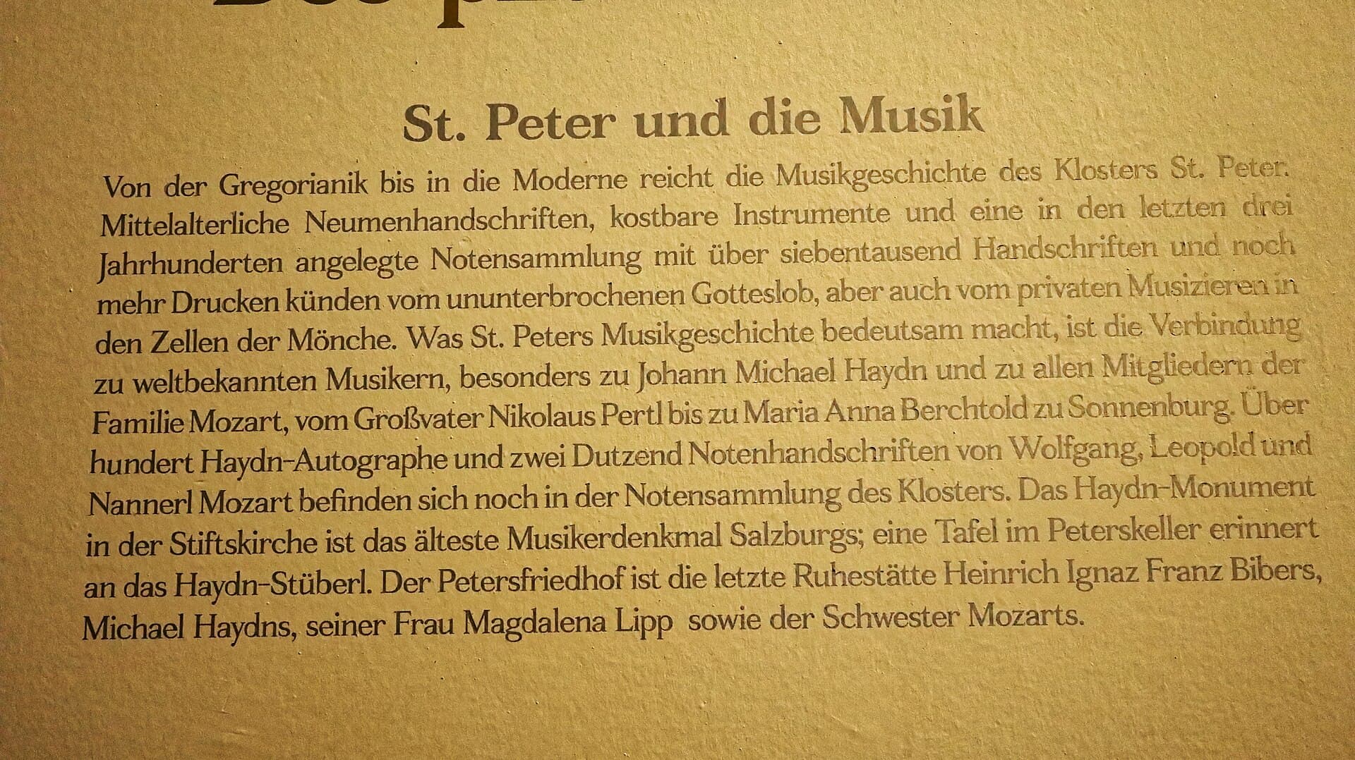 St. Peter's Abbey & Cemetery, Salzburg