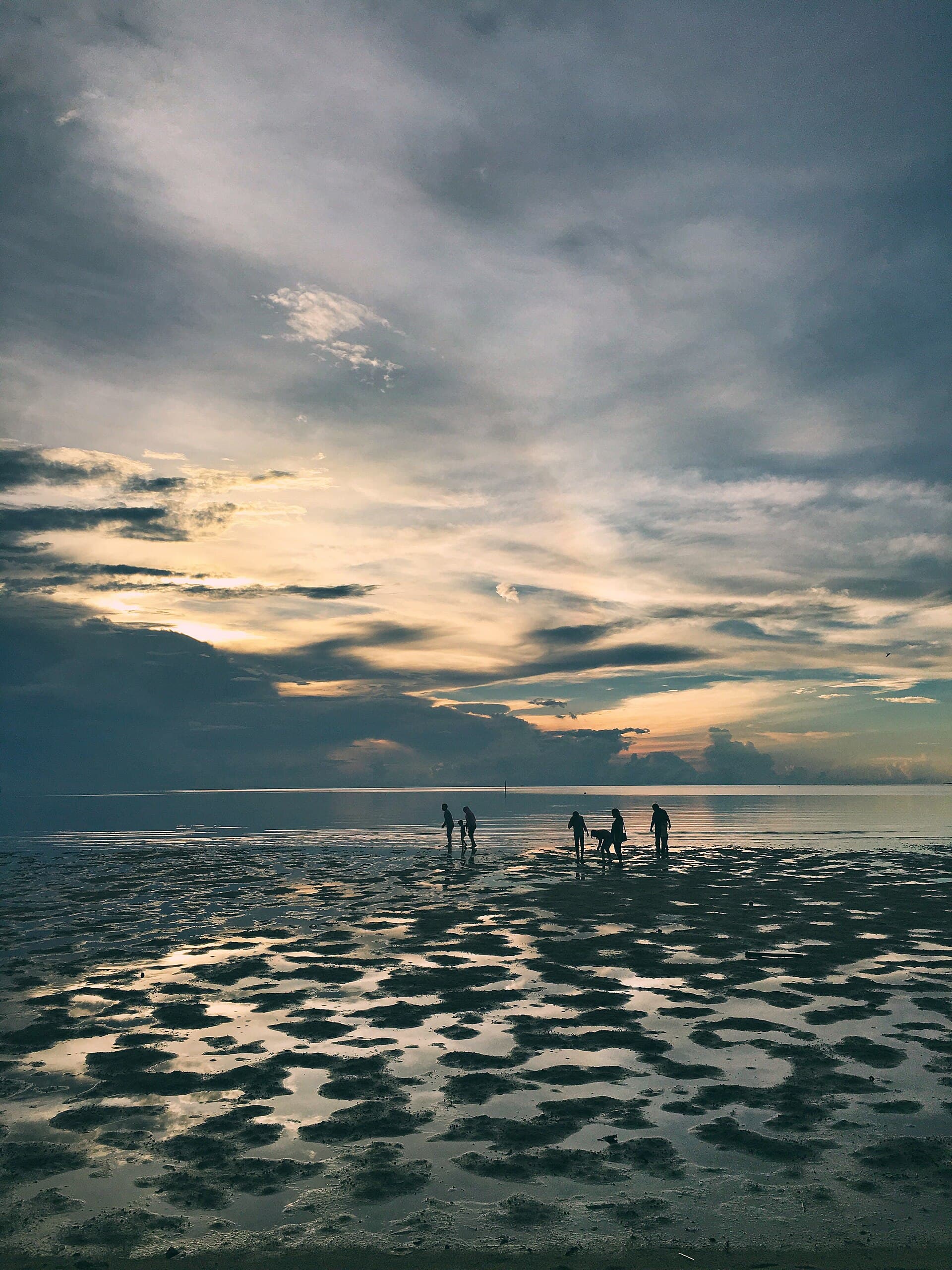 Sunset at Tanjung Pendam Beach