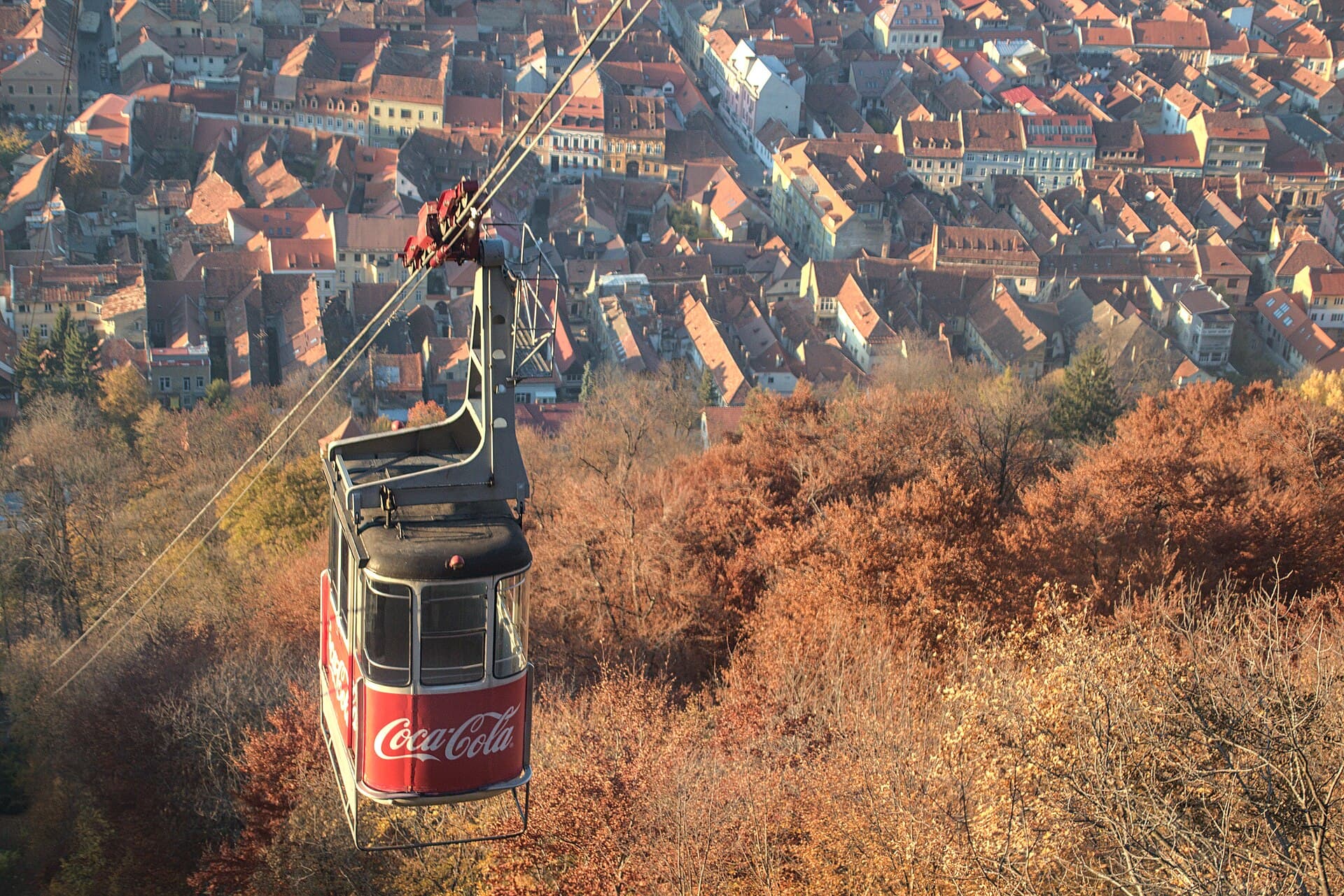 The Tâmpa Cable Car, Brasov