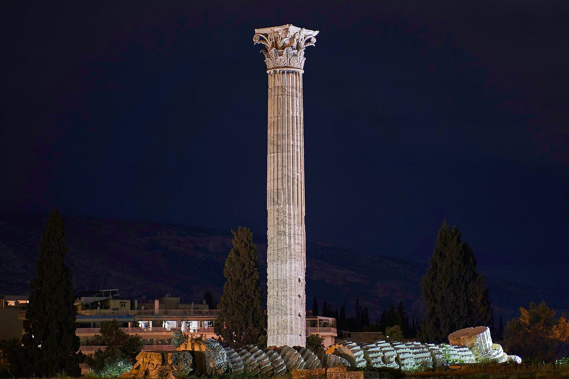 Temple of Olympian Zeus & Hadrian's Arch, Athens
