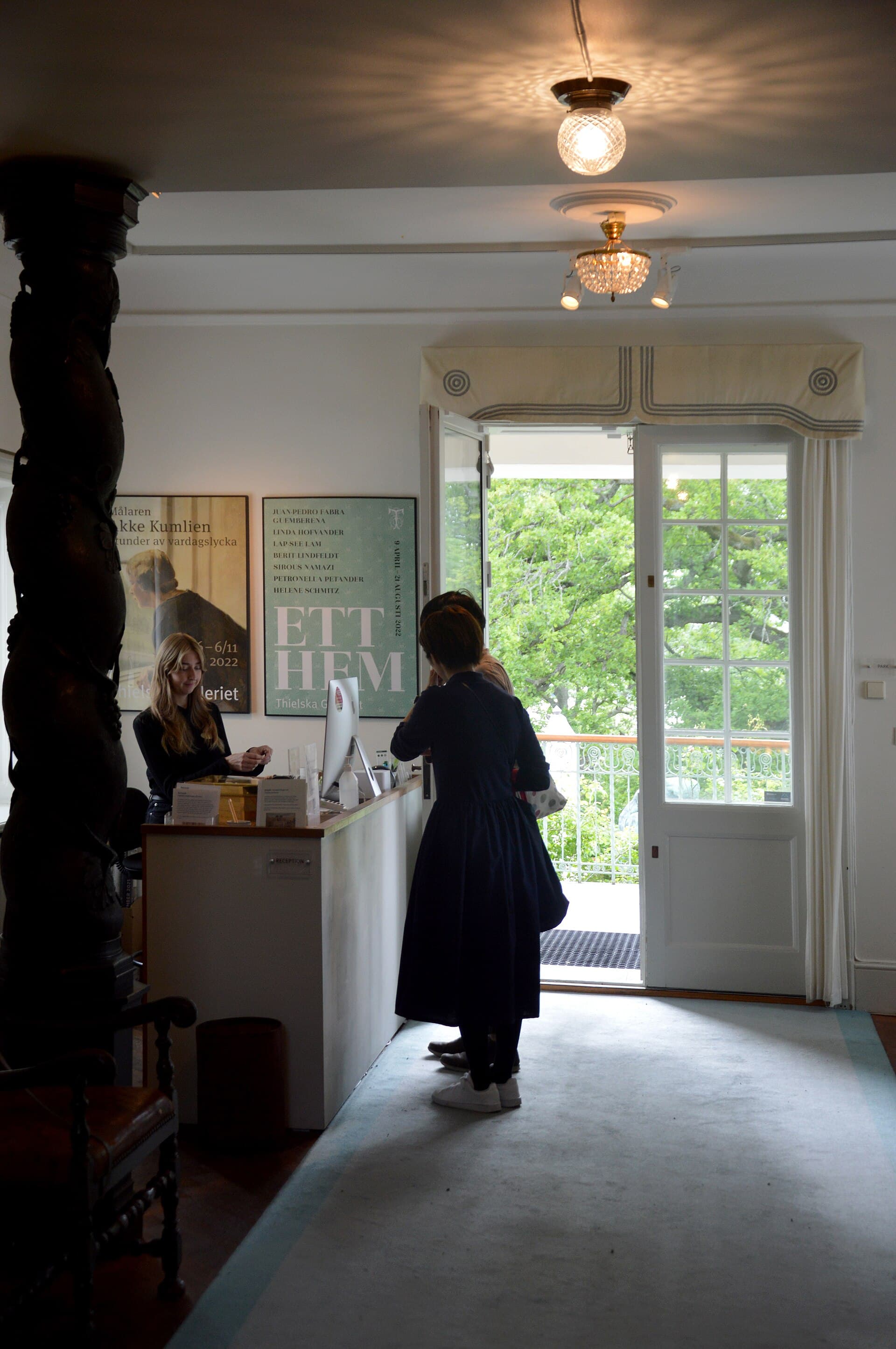 The entrance hall of the Thiel Gallery