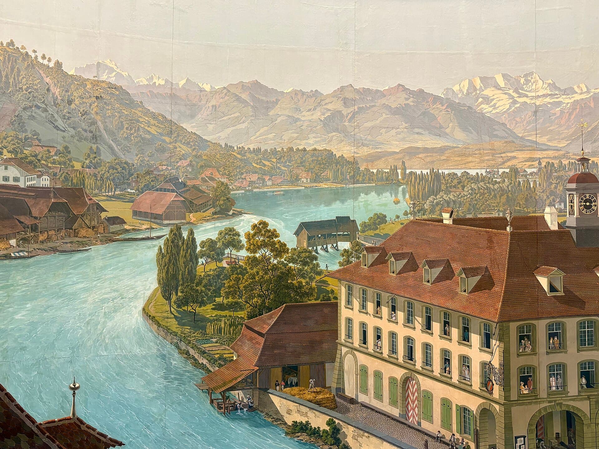 Thun Panorama (Wocher Panorama), Interlaken