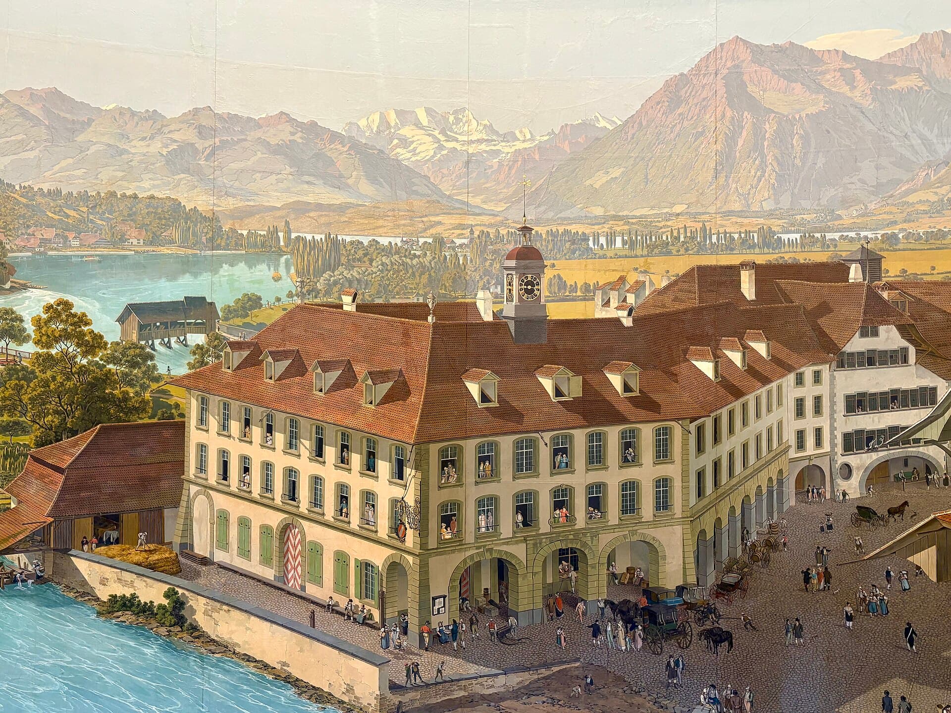 Thun Panorama (Wocher Panorama), Interlaken